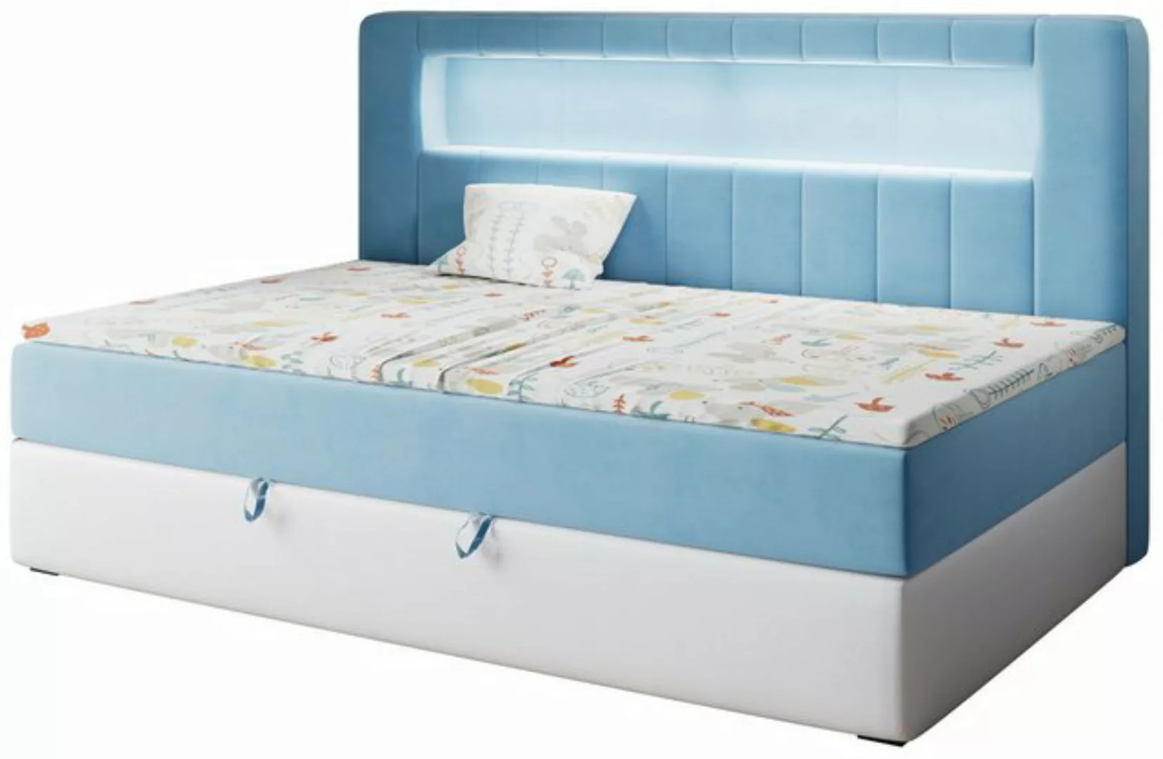 MKS MÖBEL Kinderbett GOLD 2 JUNIOR, Jugendbett, Funktionsbett Bett Boxsprin günstig online kaufen