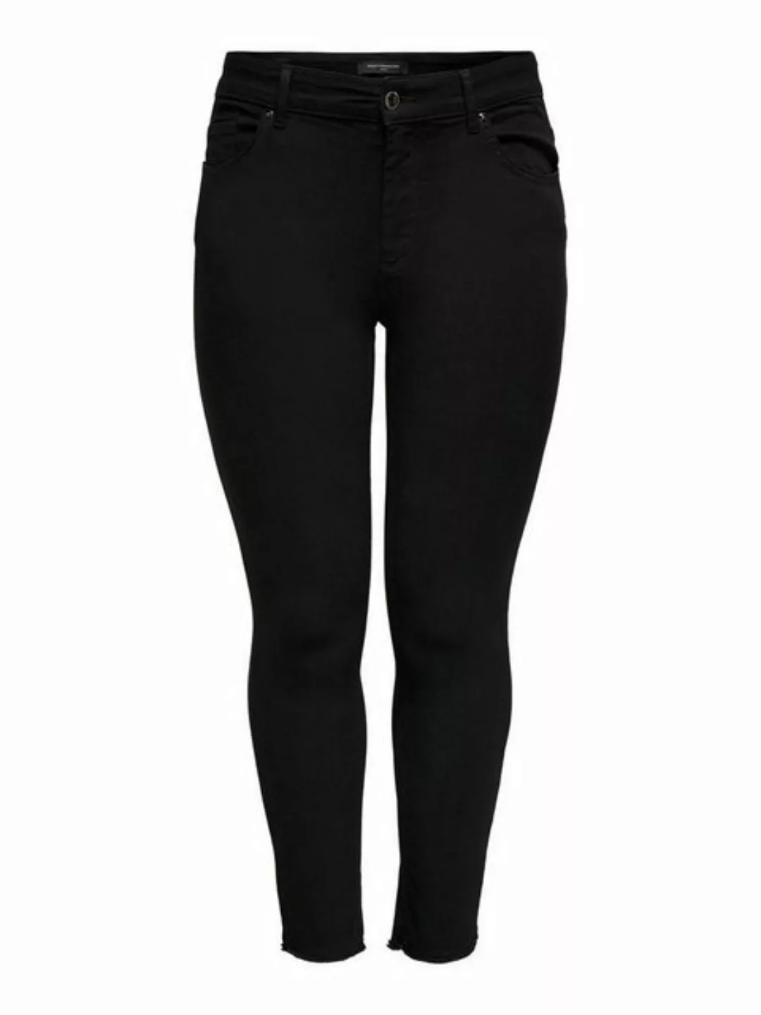 Carmakoma by Only Damen Jeans CARWILLY LIFE REG SK ANK - Skinny Fit - Schwa günstig online kaufen