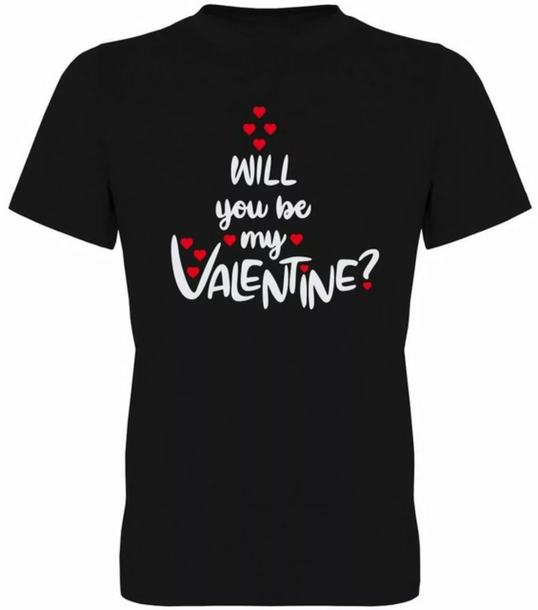 G-graphics T-Shirt Will you be my Valentine? Herren T-Shirt, mit trendigem günstig online kaufen