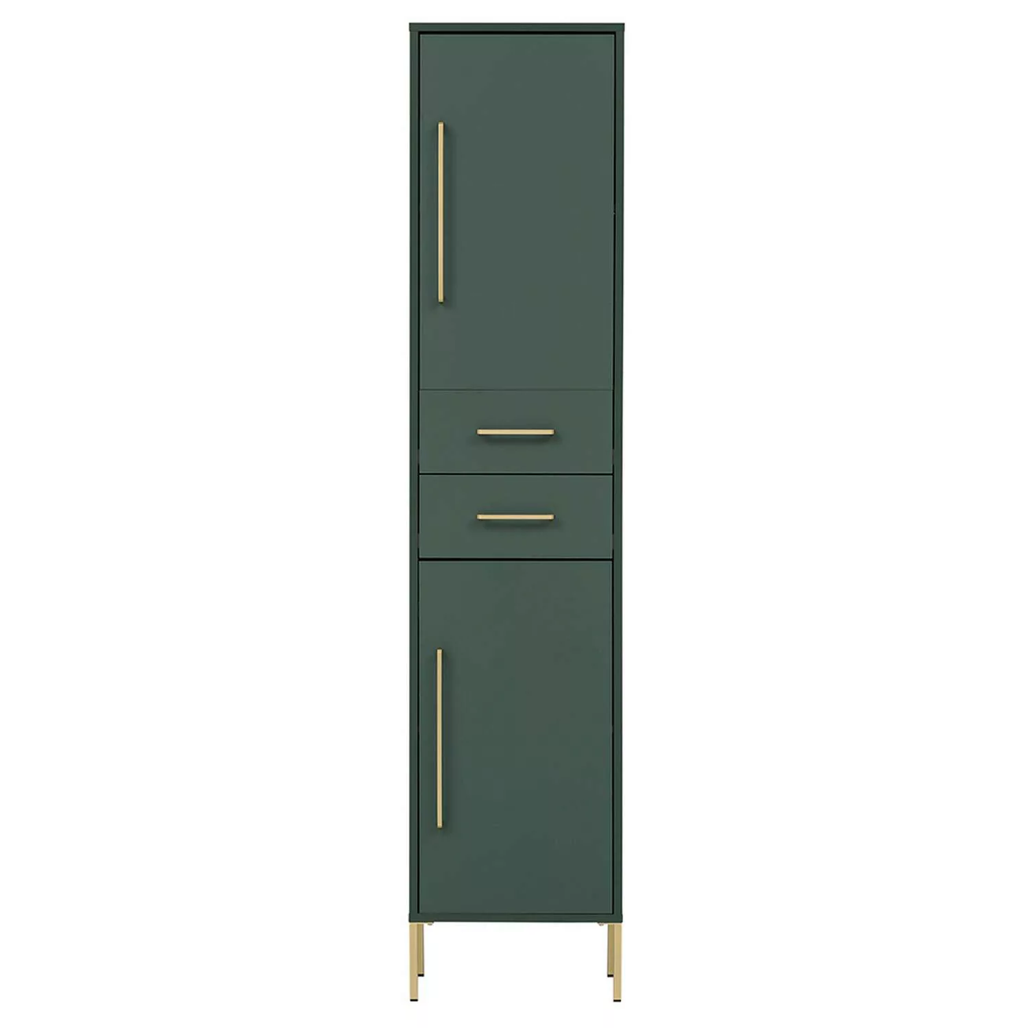 schmaler Hochschrank KELLA-80 in waldgrün, B/H/T: ca. 40,5/184,3/33,1 cm günstig online kaufen