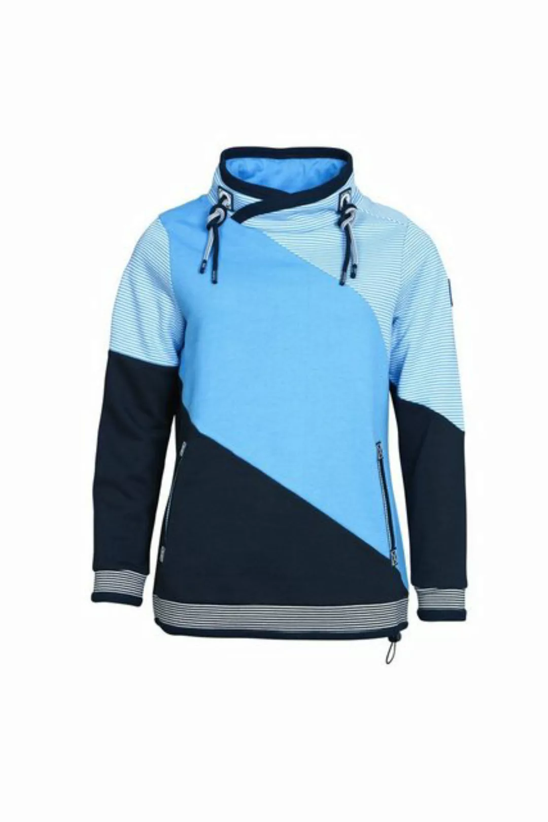 SER Sweatshirt Sweatshirt diagonale Flächenteilungen W9924610S auch in groß günstig online kaufen