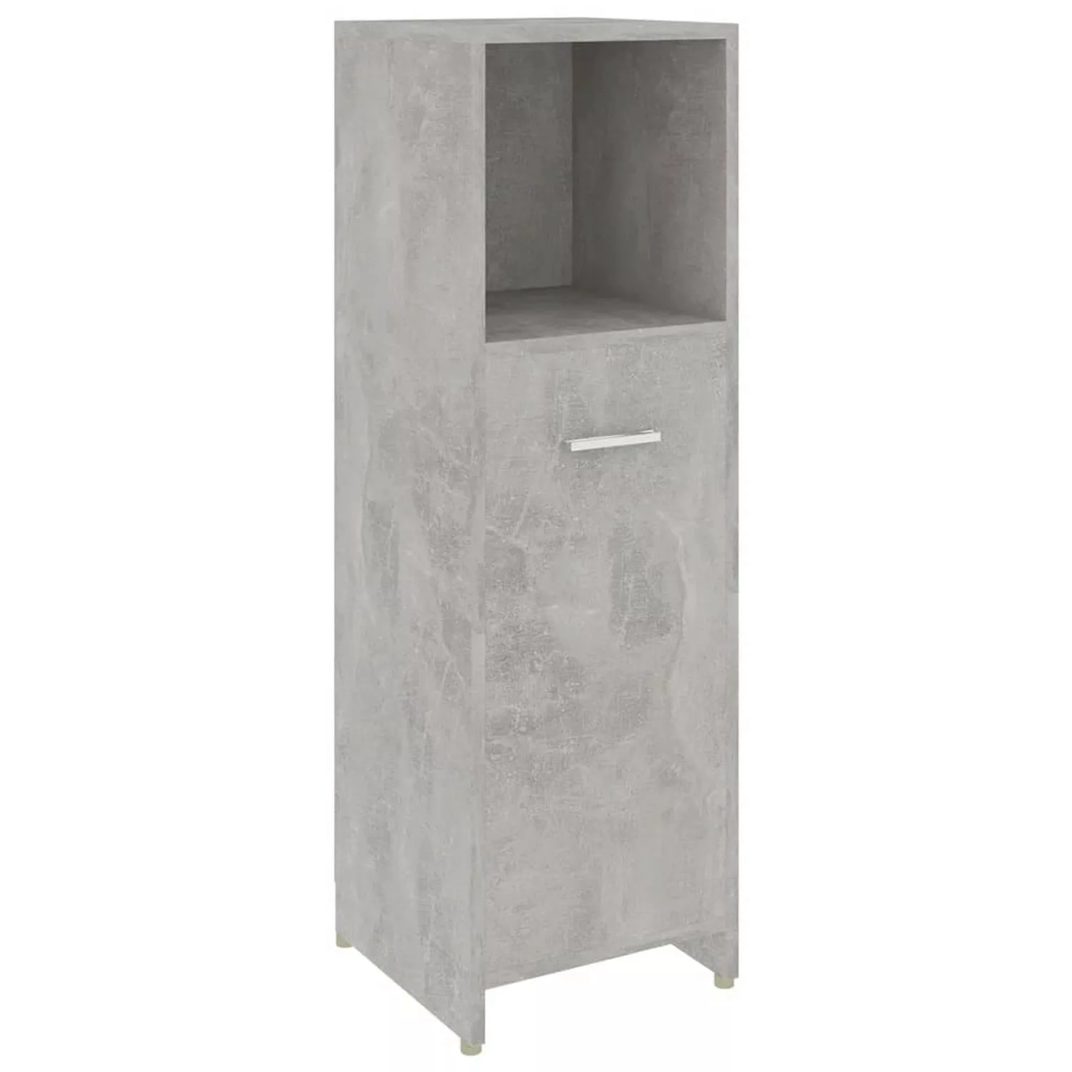 Badezimmerschrank Betongrau 30x30x95 Cm Spanplatte günstig online kaufen