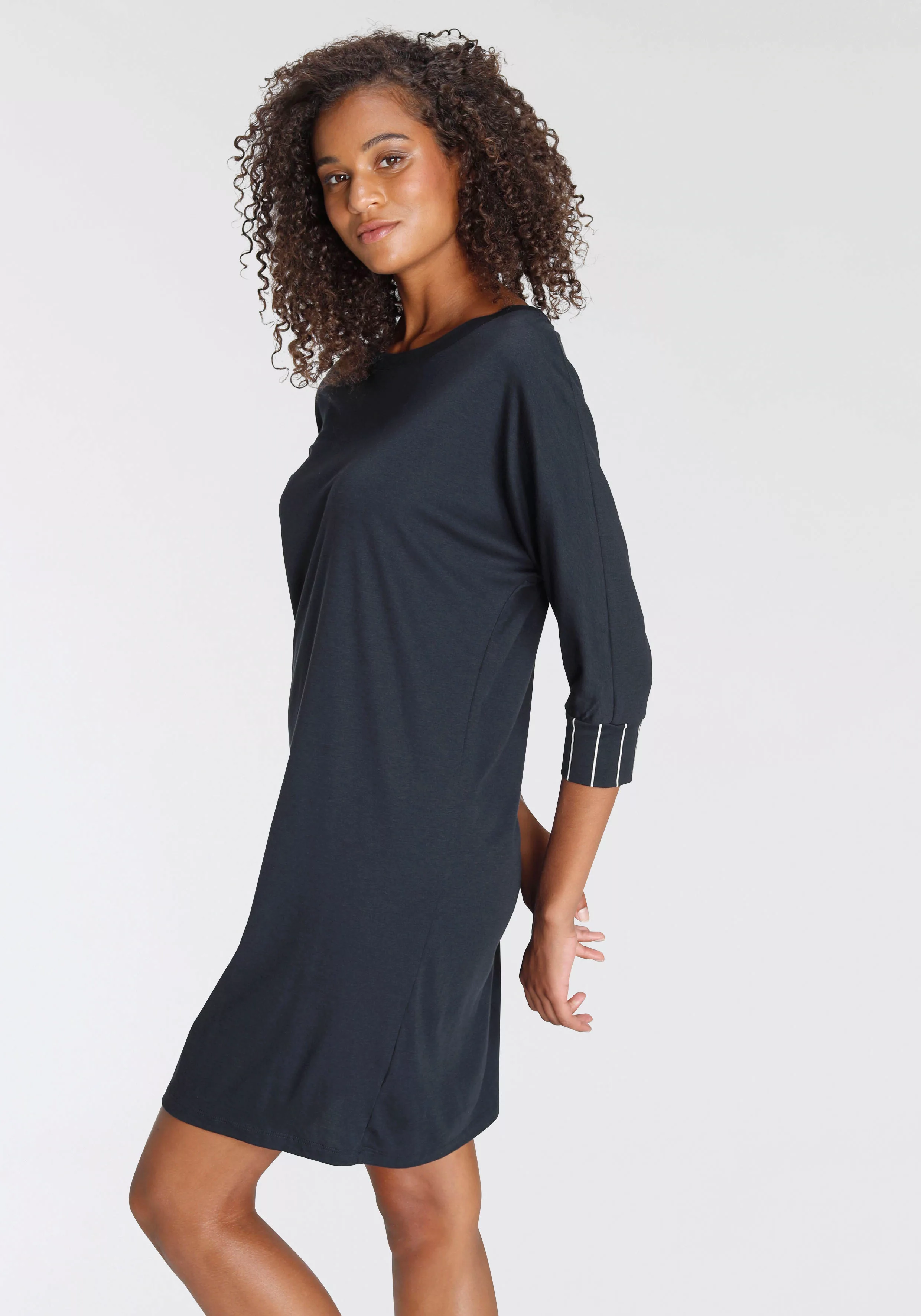 Schiesser Nachthemd ""Modern Nightwear"", mit 3/4 Fledermausärmeln günstig online kaufen