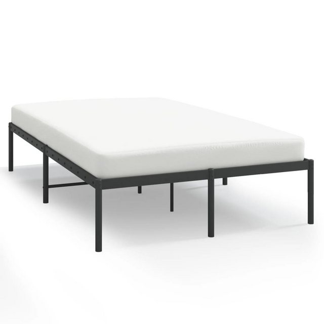 Vidaxl Bettgestell Metall Schwarz 120x190 Cm günstig online kaufen