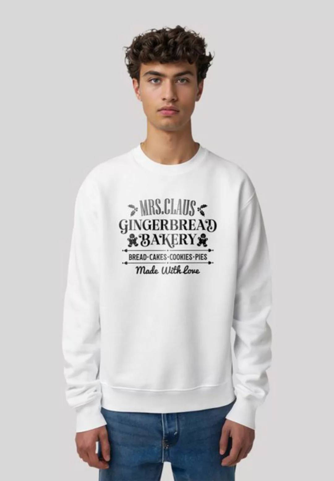 F4NT4STIC Sweatshirt Weihnachten Santas Gingerbread Bakery Premium Qualität günstig online kaufen