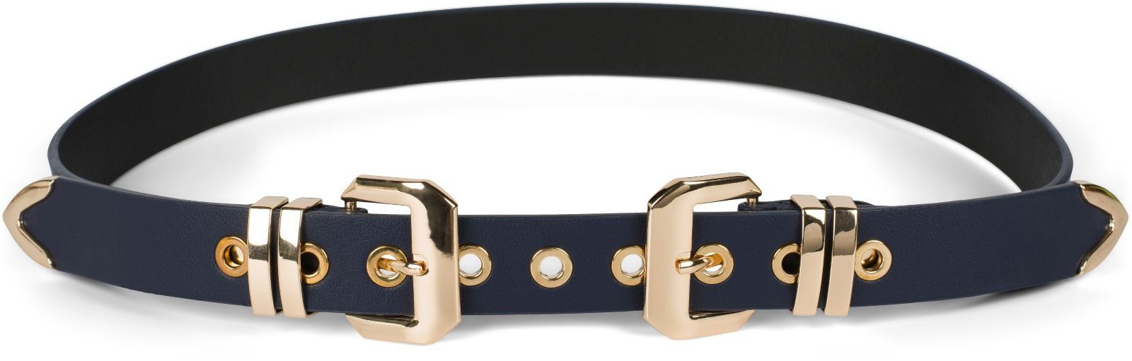 styleBREAKER Synthetikgürtel Doppel Schnallen Gürtel mit günstig online kaufen