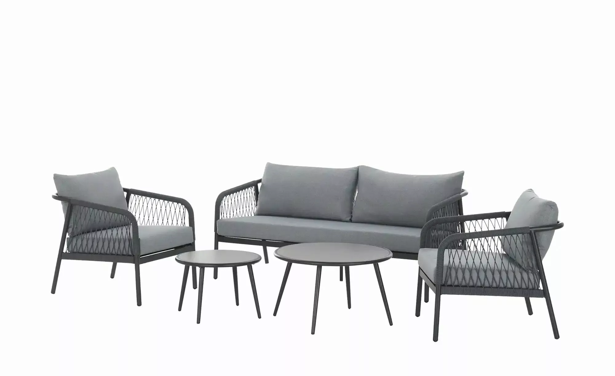 Lounge-Set  Gibraltar ¦ grau Garten > Gartenmöbel > Gartenmöbelsets - Höffn günstig online kaufen