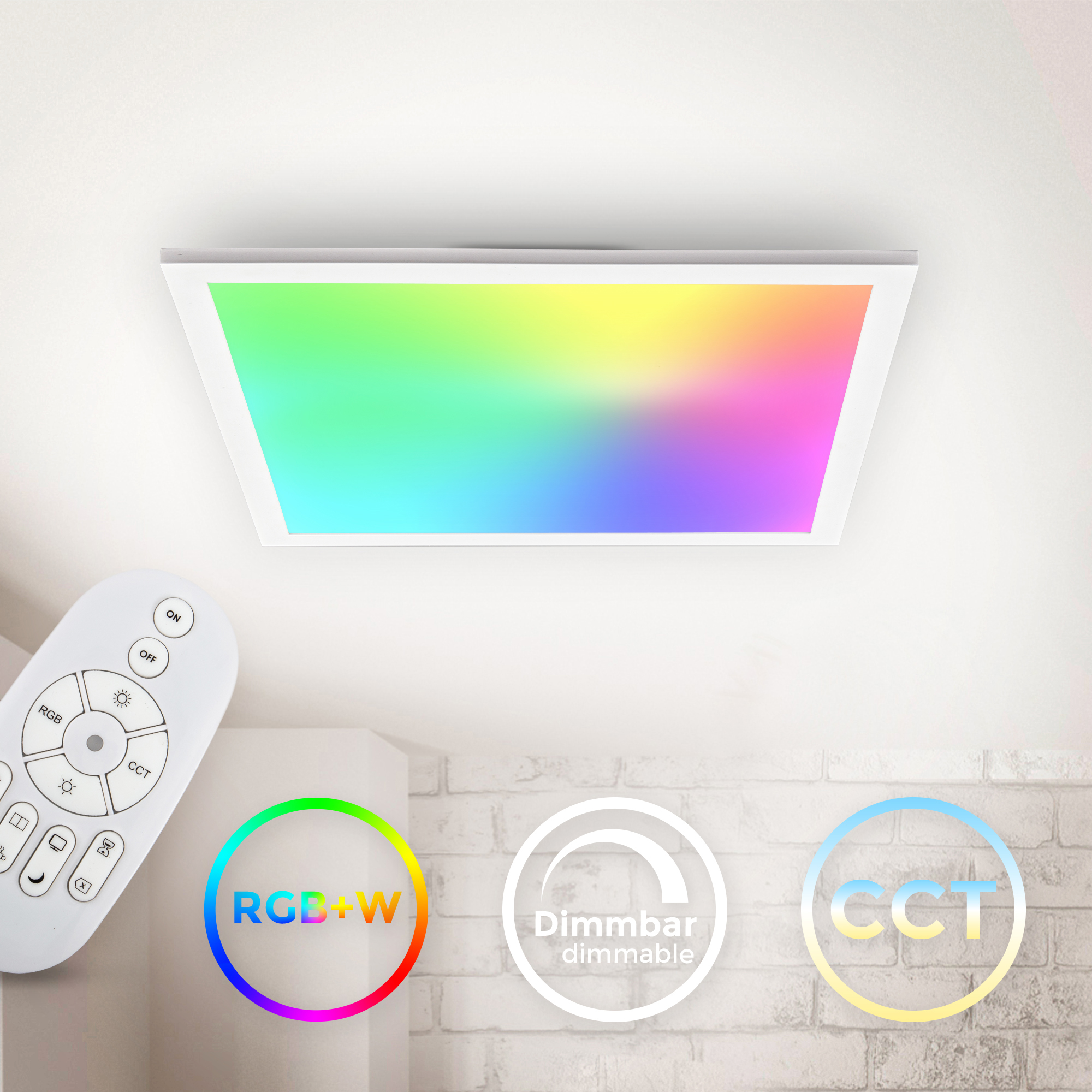 B.K.Licht Deckenleuchte, 1 flammig, Leuchtmittel LED-Board   LED fest integ günstig online kaufen