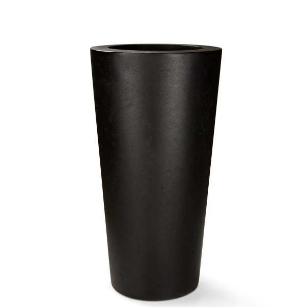 Polystone Conical Outdoor Bodenvase Ø 43 cm, Höhe 80 cm anthrazit günstig online kaufen