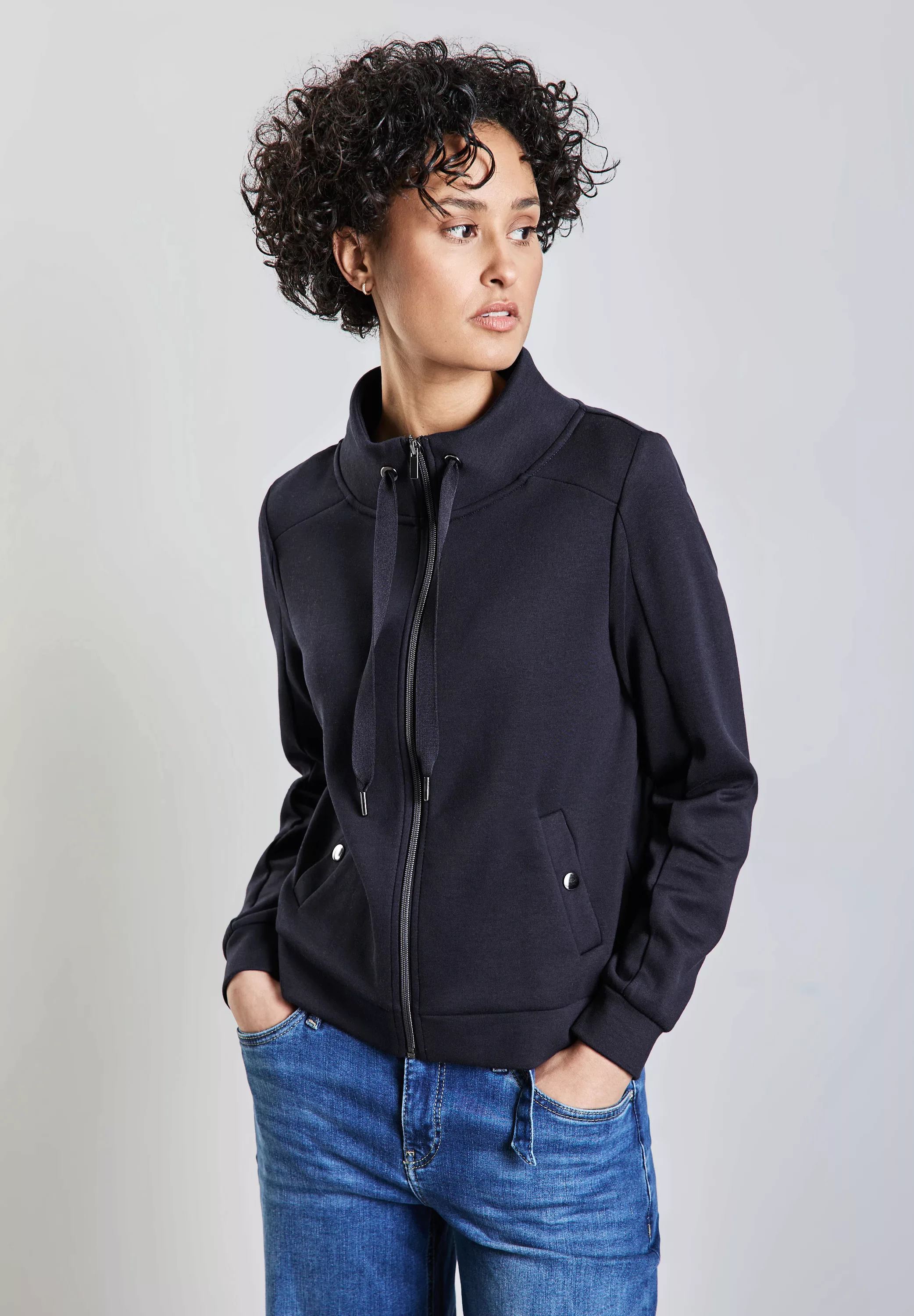STREET ONE Cardigan, mit Turtleneck günstig online kaufen