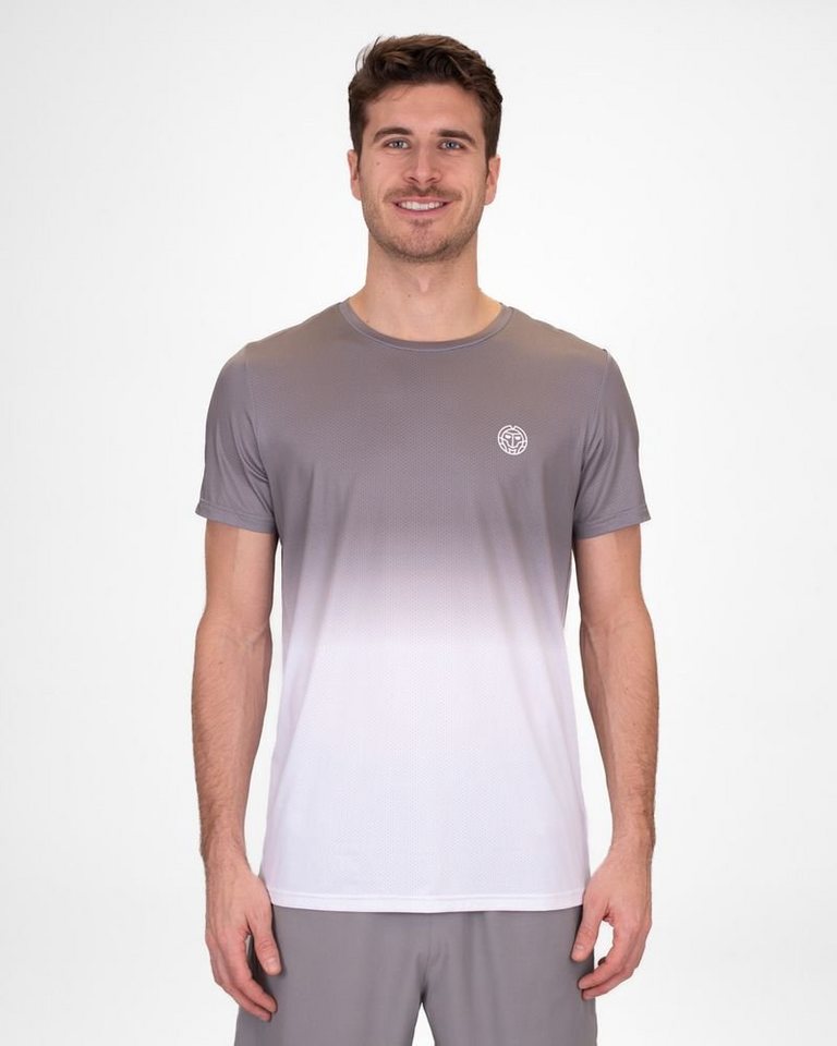 BIDI BADU Tennisshirt Crew Tennisshirt für Herren in grau günstig online kaufen