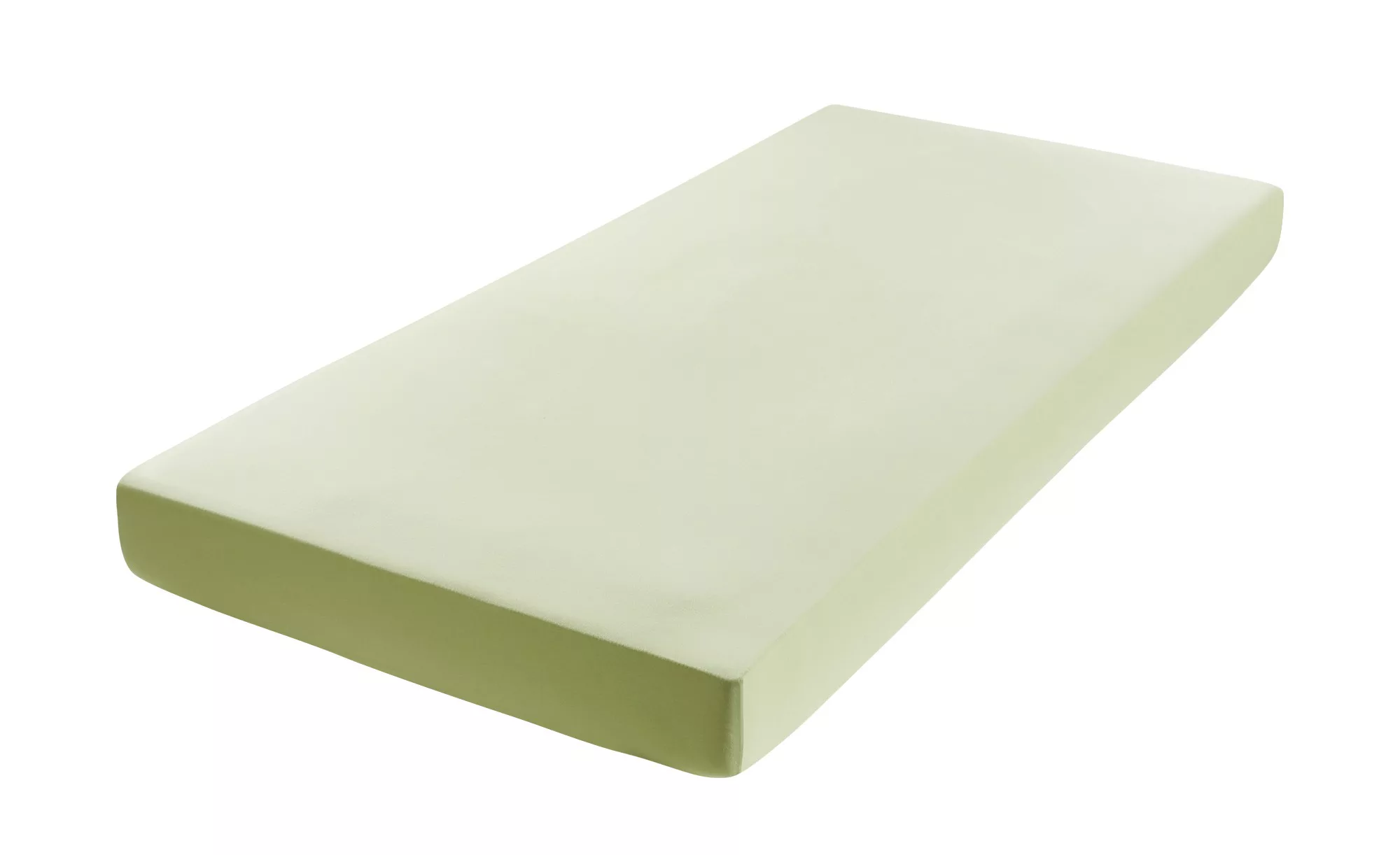 como Boxspring-Spannbettlaken  Uni Jersey 3700 ¦ grün ¦ Maße (cm): B: 90 Be günstig online kaufen