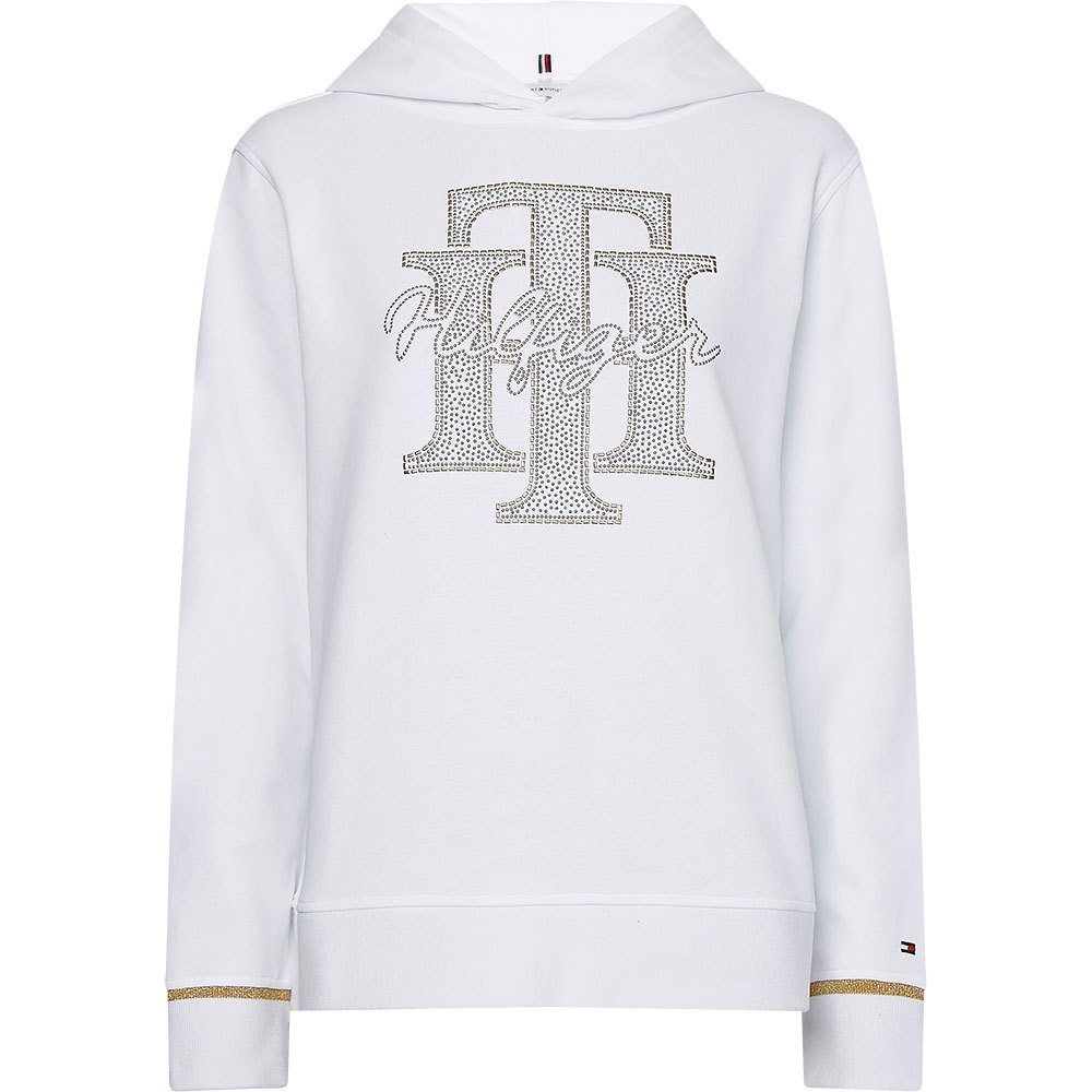 Tommy Hilfiger Regular Crystal Kapuzenpullover XL White günstig online kaufen