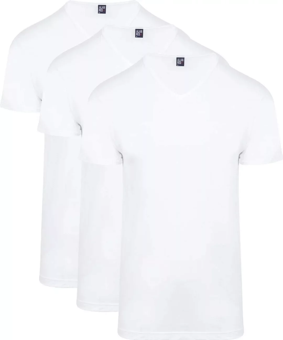 Alan Red T-Shirt V-Ausschnitt Vermont 3er-Pack - Größe XXL günstig online kaufen