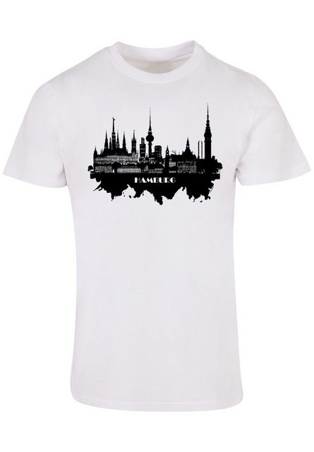 F4NT4STIC T-Shirt Cities Collection - Hamburg skyline Print günstig online kaufen