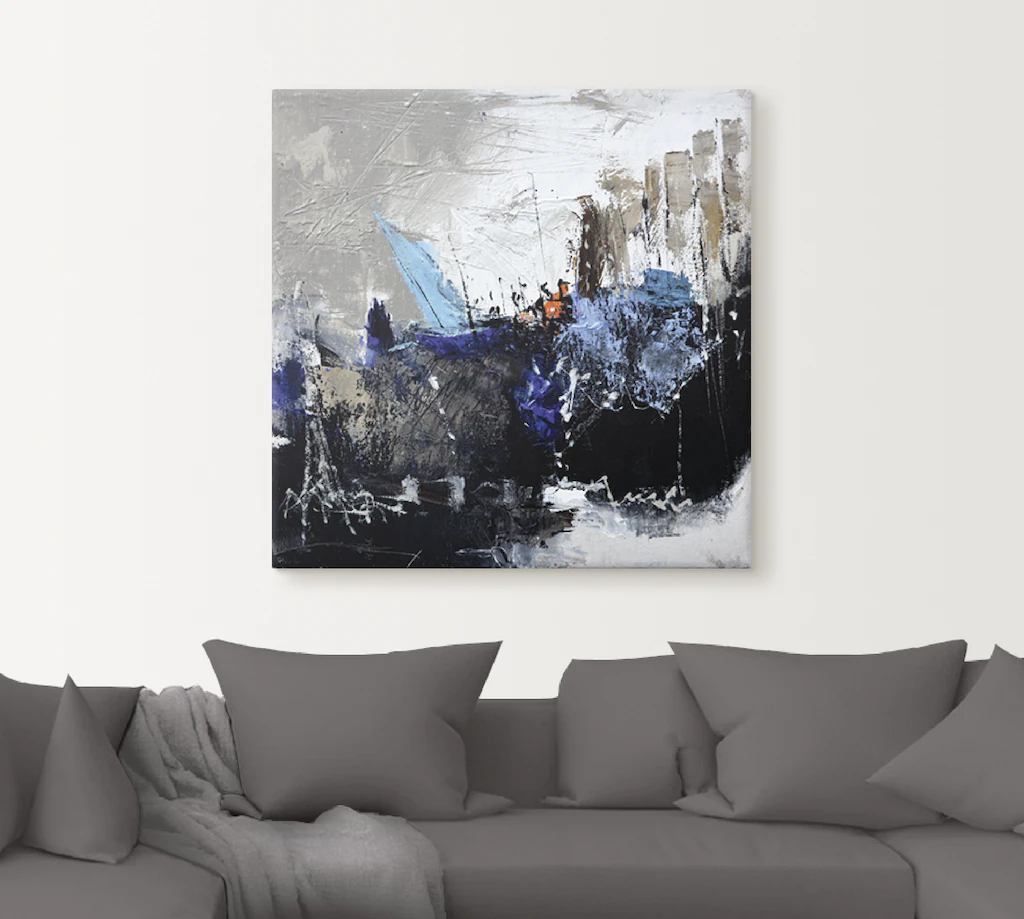 Artland Wandbild »Abstrakt II«, Gegenstandslos, (1 St.), als Leinwandbild i günstig online kaufen