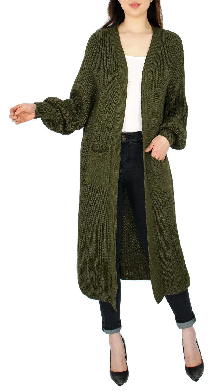 dy_mode Cardigan Langer Grobstrick Cardigan Damen günstig online kaufen