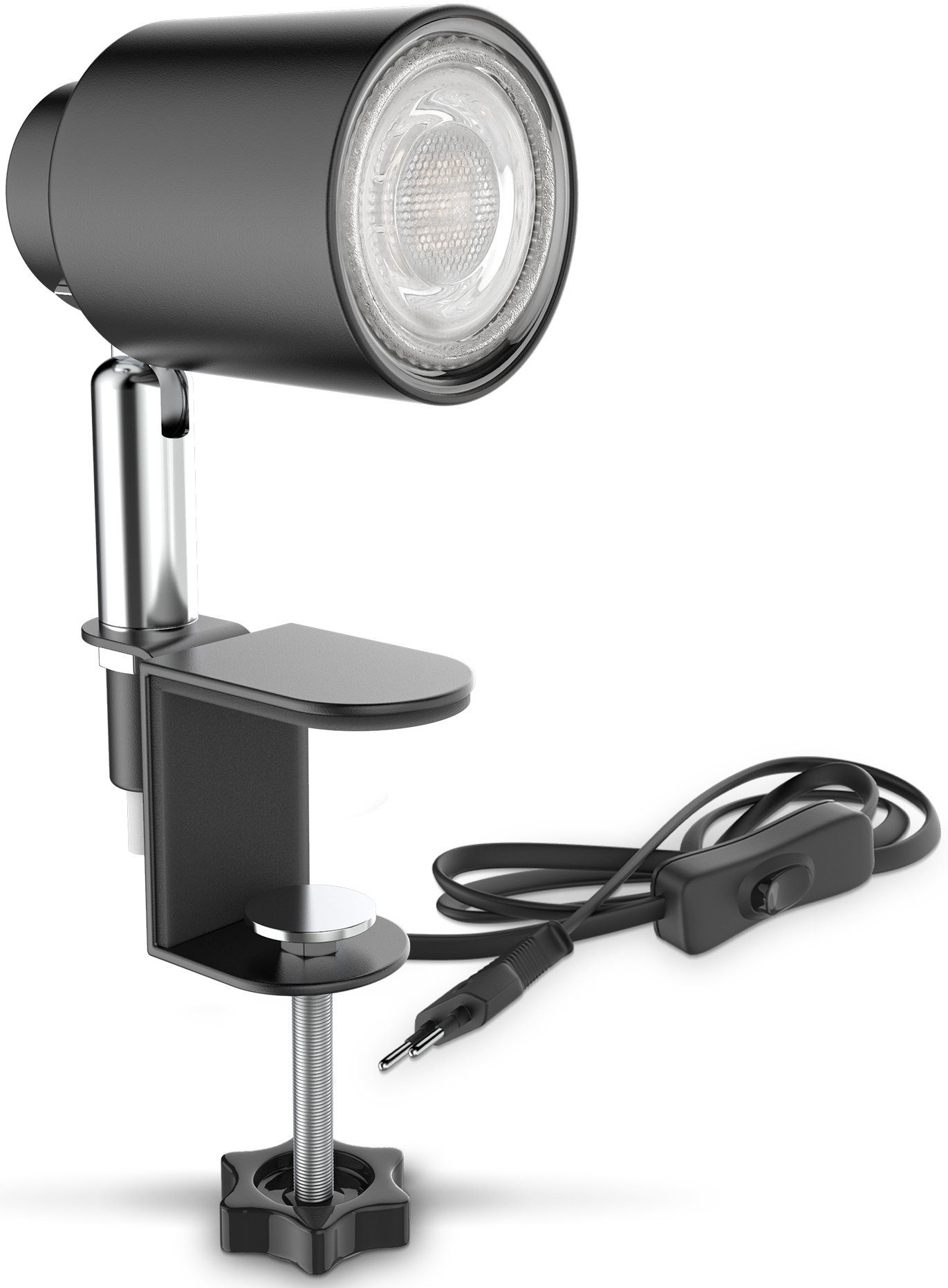 B.K.Licht Klemmleuchte BK_KL1353 LED Tischleuchte, Inkl. günstig online kaufen