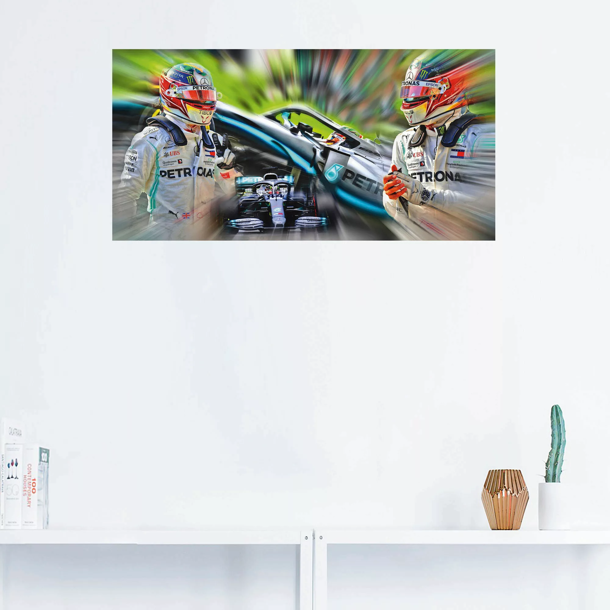 Artland Wandfolie "Lewis Hamilton - schnell und erfolgreich", Bilder von Be günstig online kaufen