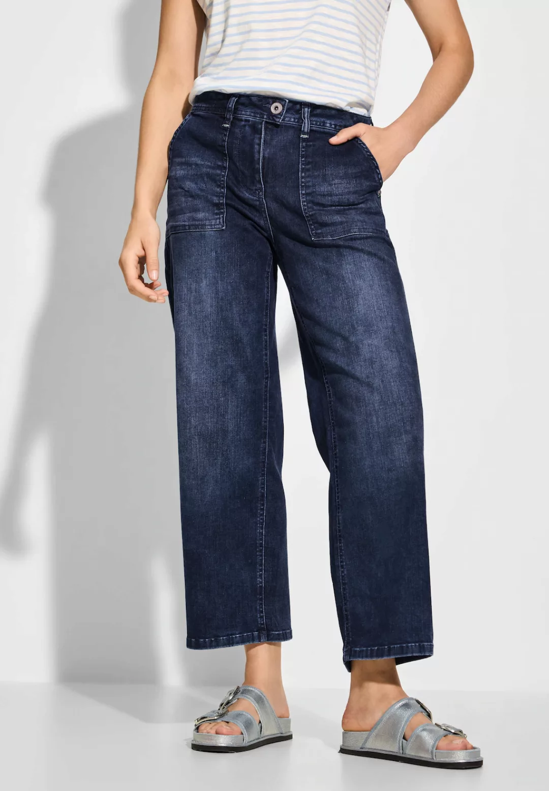 Cecil Comfort-fit-Jeans High Waist günstig online kaufen