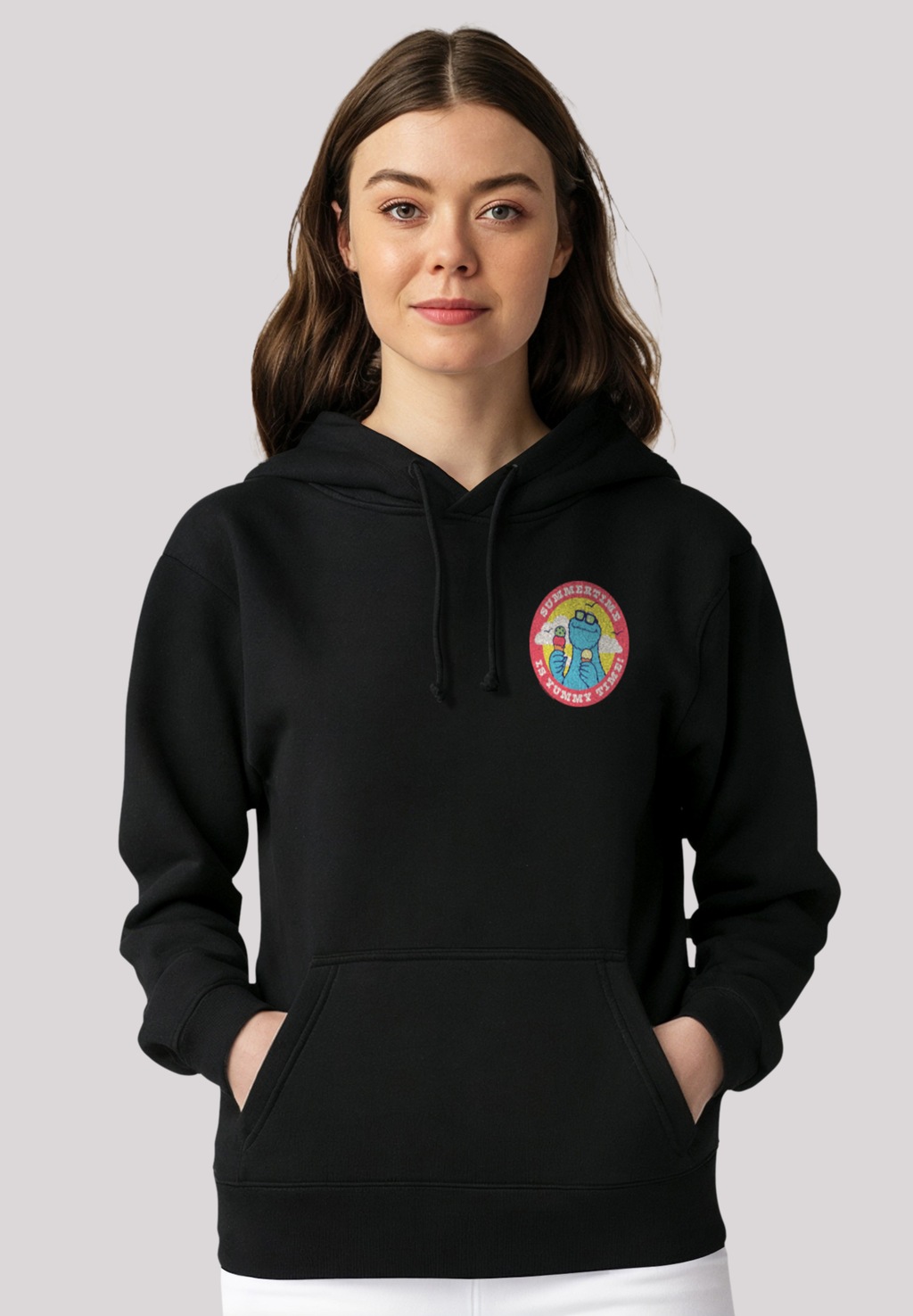 F4NT4STIC Kapuzenpullover "Sesamstraße Cookie Monster Yummy", Premium Quali günstig online kaufen