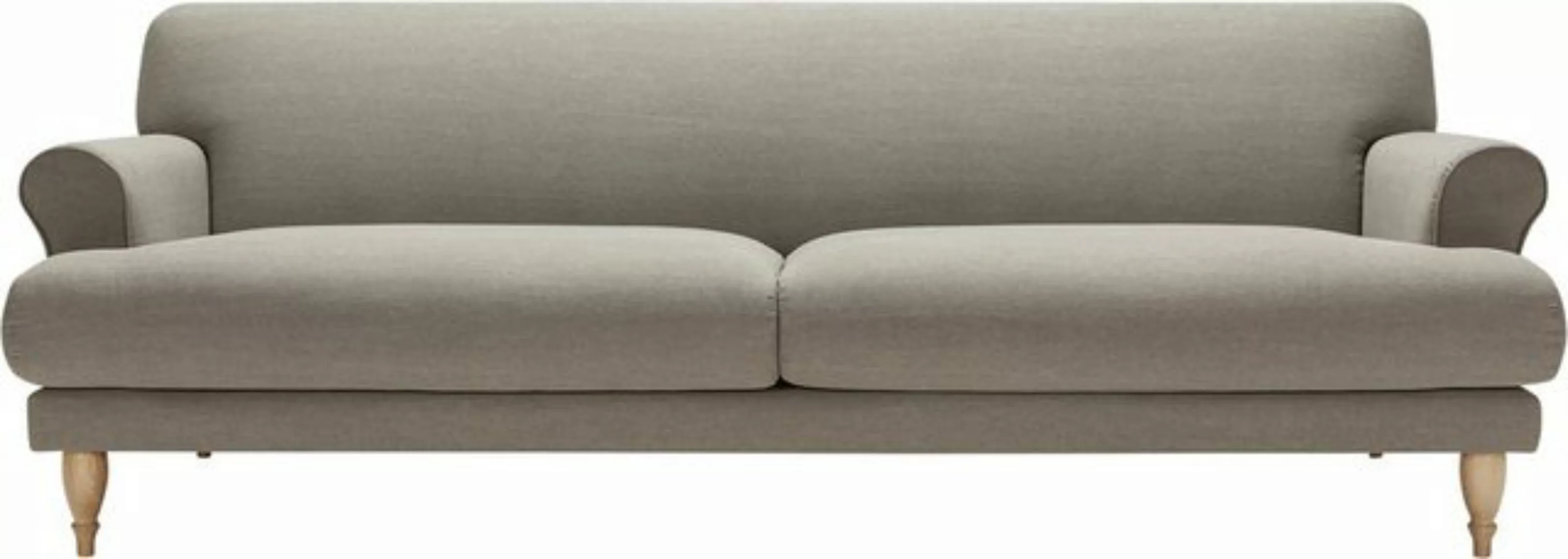 LOVI Sofa Ginger, 3-Sitzer, Füße Eiche natur, Sitzunterfederung mit Polster günstig online kaufen