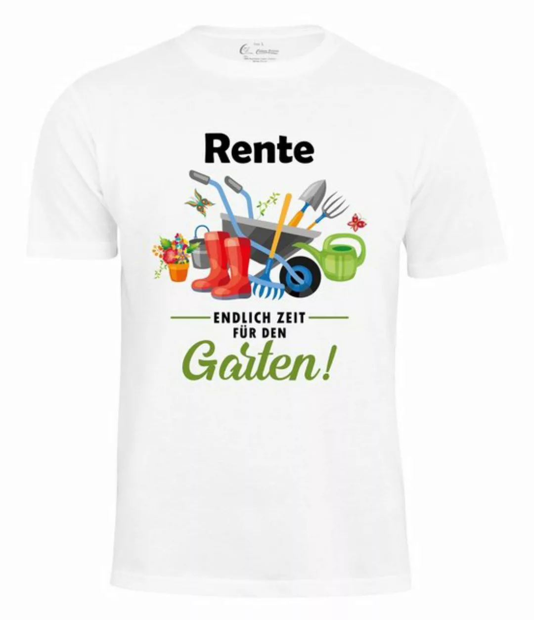 Cotton Prime® T-Shirt Rente - Endlich Zeit für den Garten günstig online kaufen