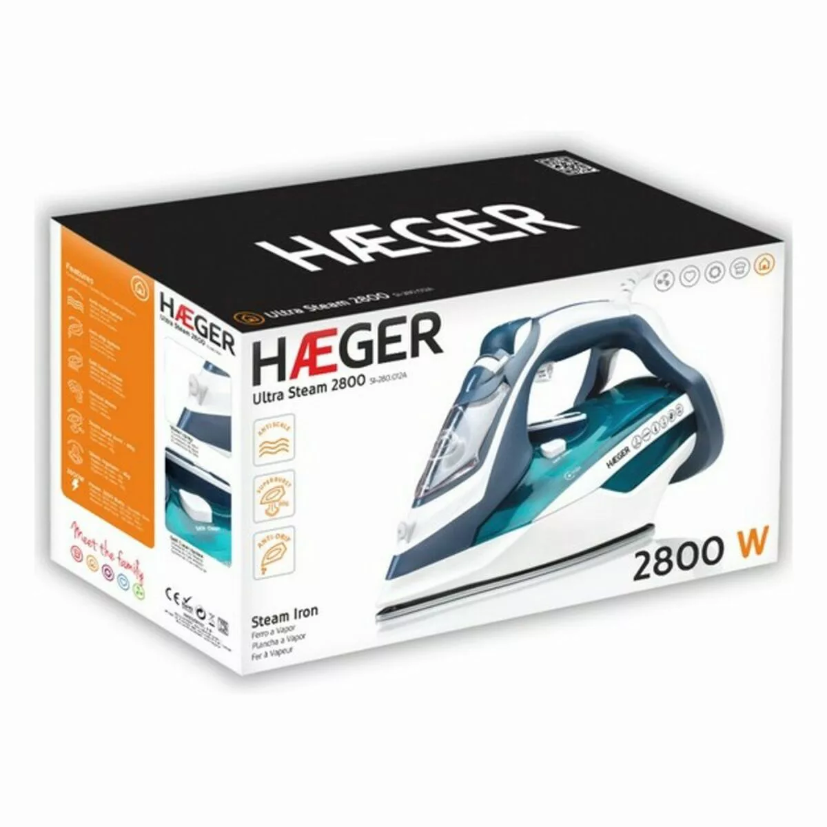 Dampfbügeleisen Haeger Ultra Steam Si-280.012b 2800w günstig online kaufen