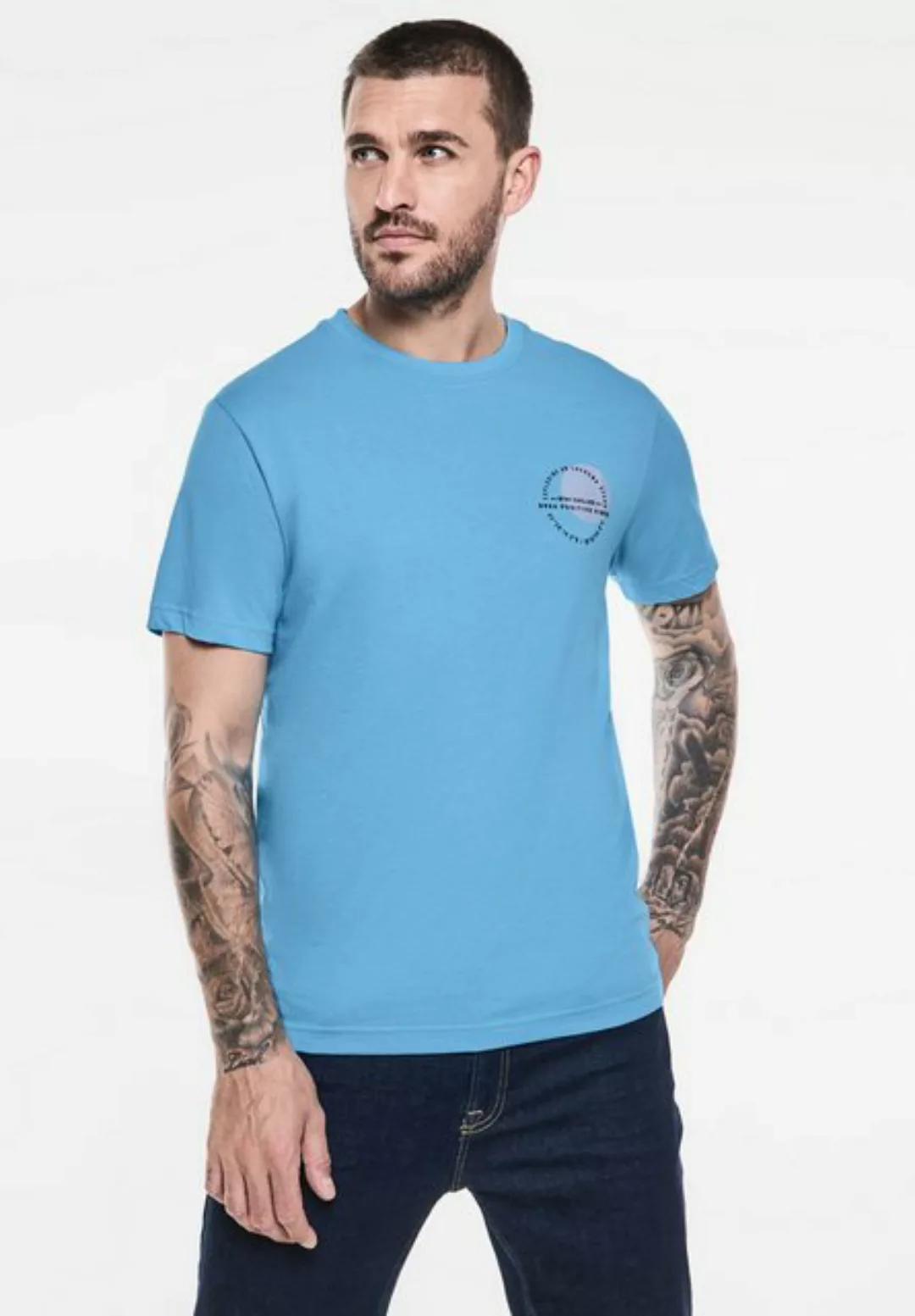 STREET ONE MEN T-Shirt aus reiner Baumwolle günstig online kaufen