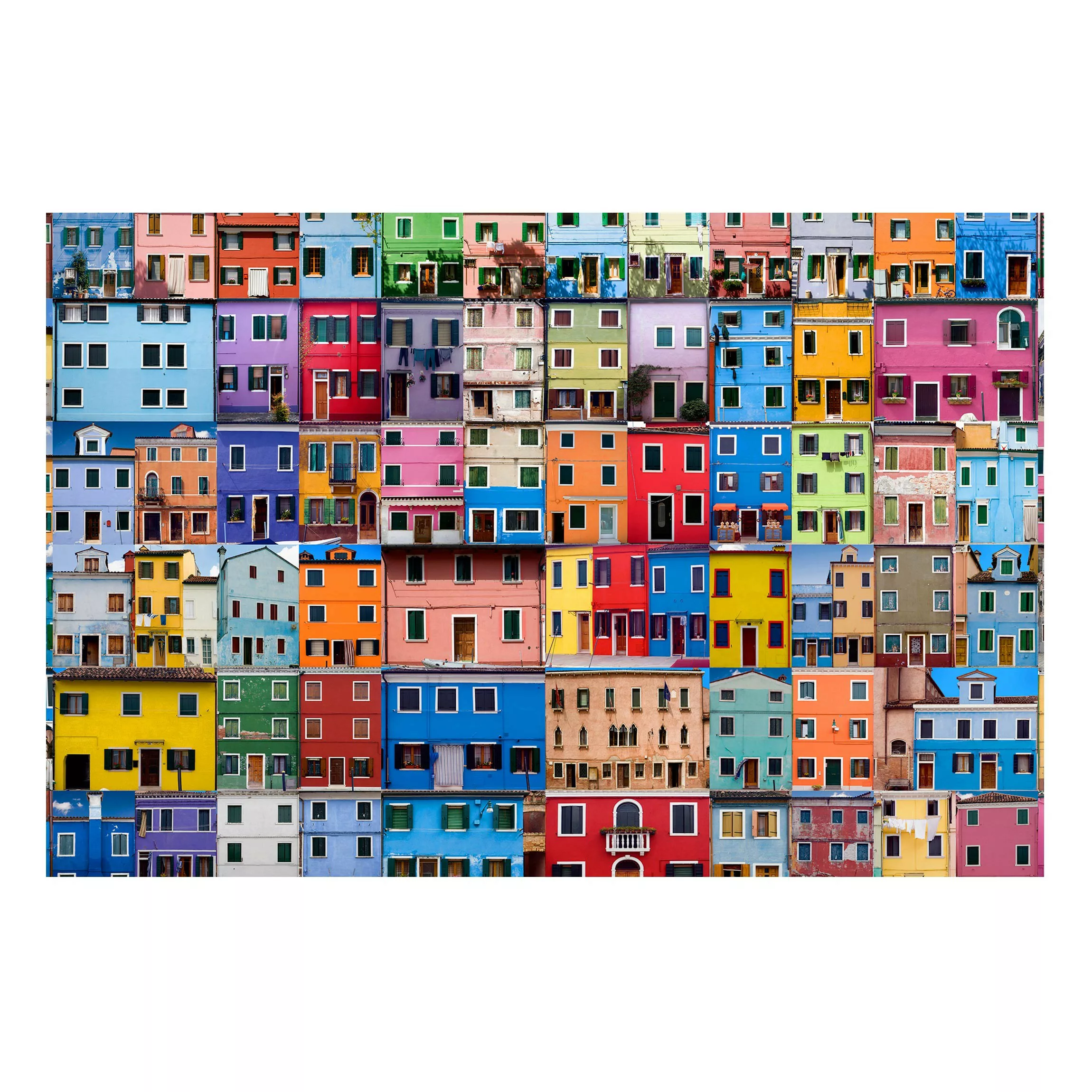Magnettafel Muster & Textur - Querformat 2:1 Venezianische Häuser günstig online kaufen