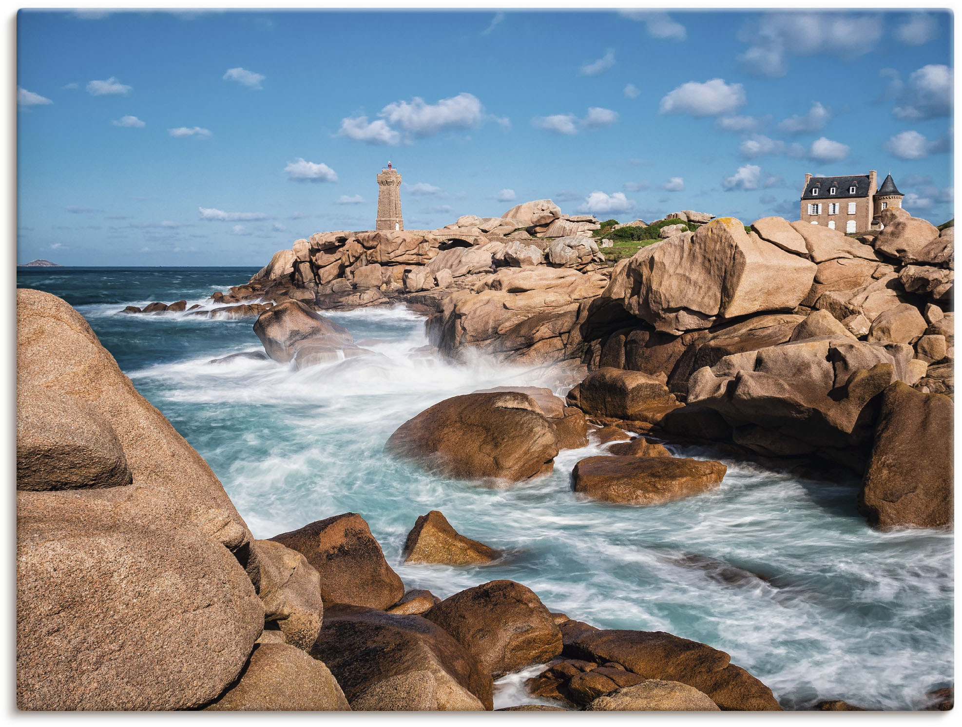 Artland Wandbild »Atlantikküste Bretagne bei Ploumanach«, Küste, (1 St.), a günstig online kaufen