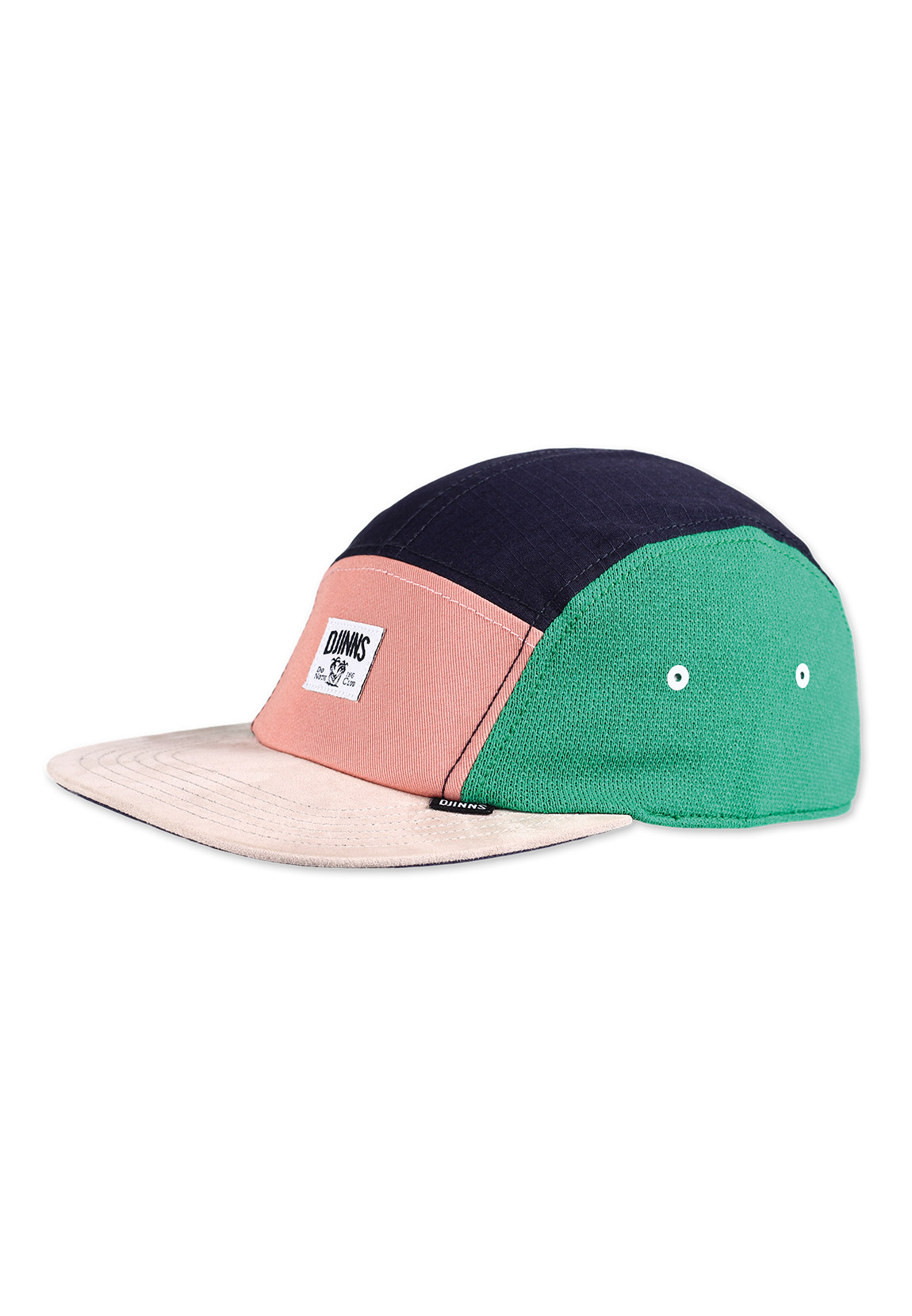 Djinns Strapback Cap 5P FLAT MIX FABRICS Multi Rose günstig online kaufen