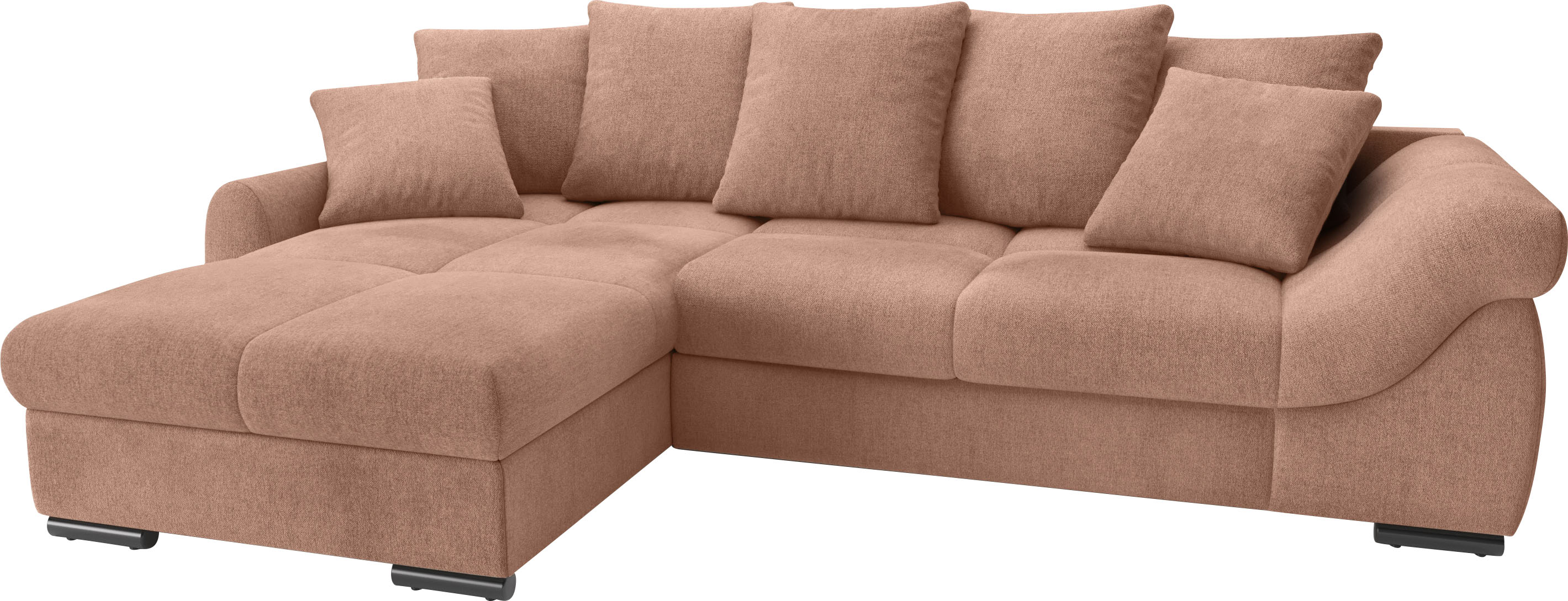 Mr. Couch Ecksofa "Livorno DuraFlex L-Form", inkl. Hochschläfer-Bettauszug, günstig online kaufen