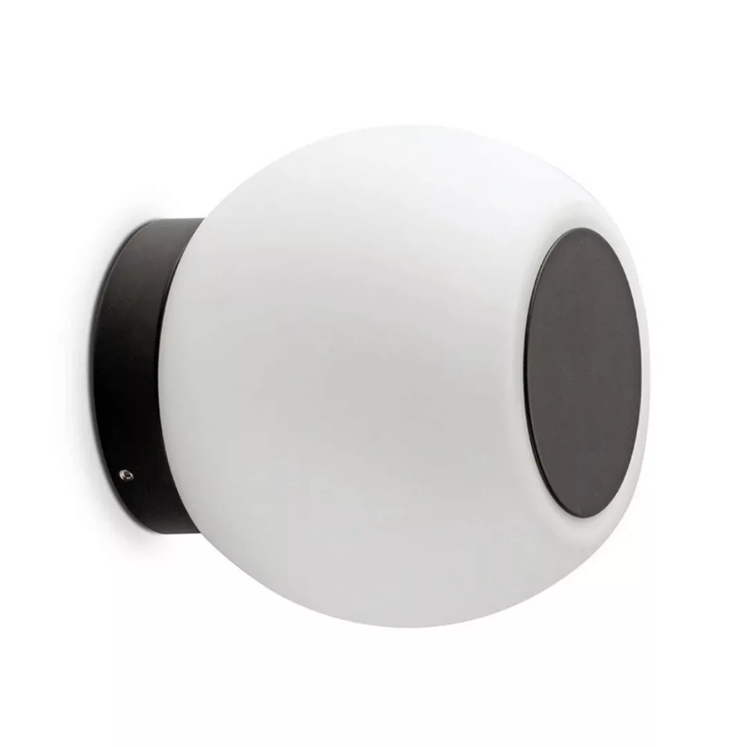 LED Wand- und Deckenleuchte Moy in Weiß und Schwarz 4W 220lm IP44 günstig online kaufen