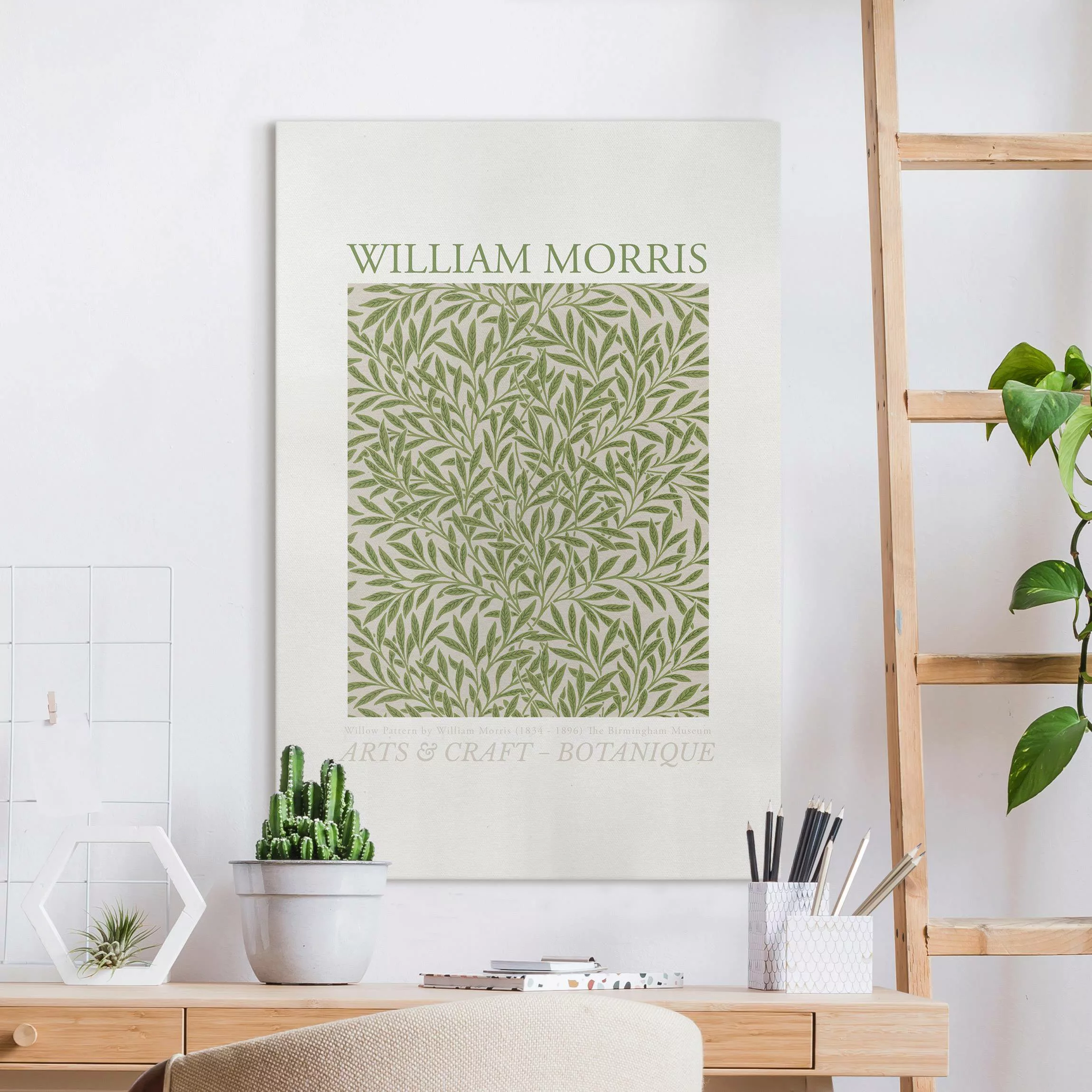 Leinwandbild William Morris - Willow Pattern günstig online kaufen