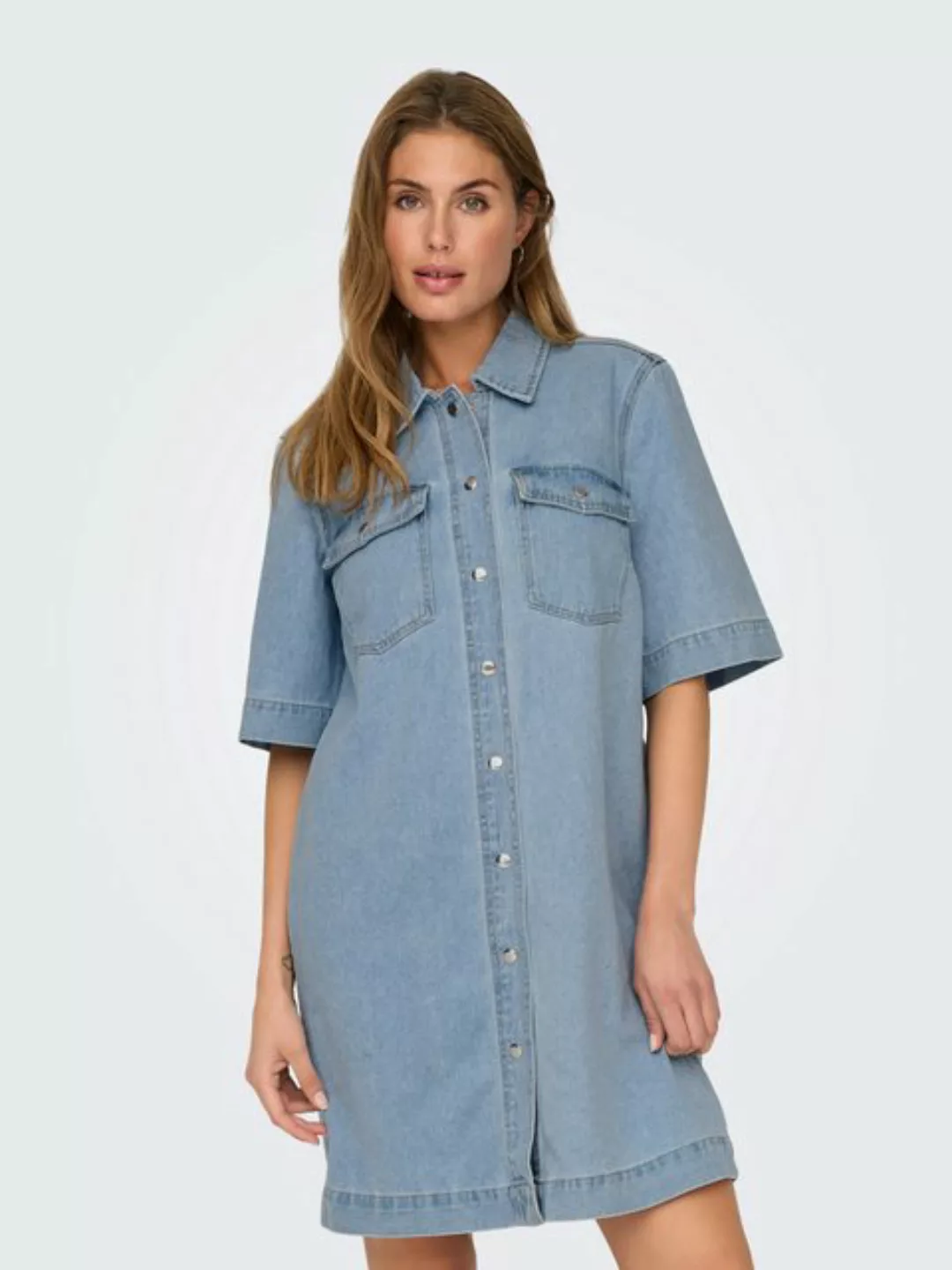 ONLY Jeanskleid ONLBELLE S/S BUTTON DRESS DNM GUA NOOS günstig online kaufen