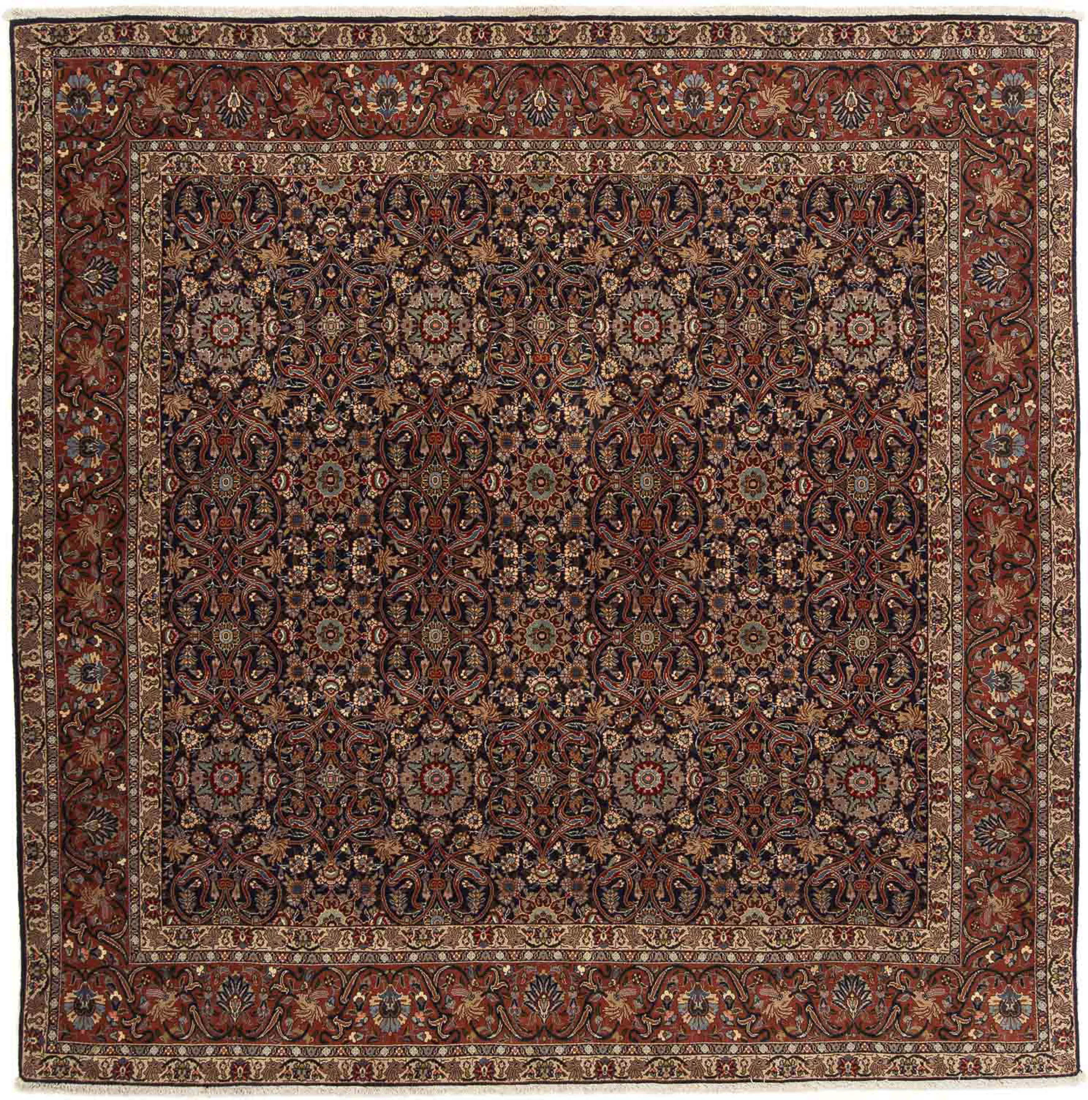 morgenland Orientteppich »Perser - Bidjar quadratisch - 205 x 200 cm - brau günstig online kaufen