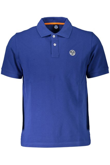 North Sails Poloshirt Herren Poloshirt Blau mit Applikation und Logo - günstig online kaufen