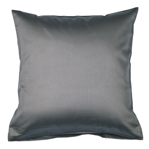 Janine Janine Mako-Satin Bettwäsche Colors 31001 anthrazit Größe:  40x40 cm günstig online kaufen