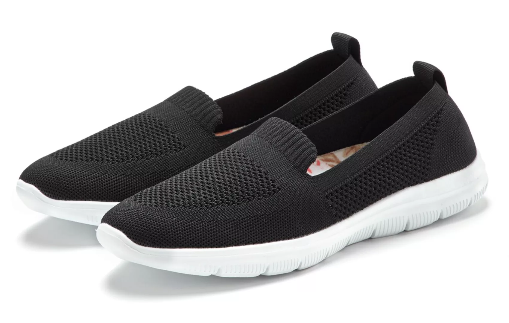 LASCANA Slipper, Slip-On-Sneaker, Halbschuh, ultraleichter Sneaker, VEGAN günstig online kaufen