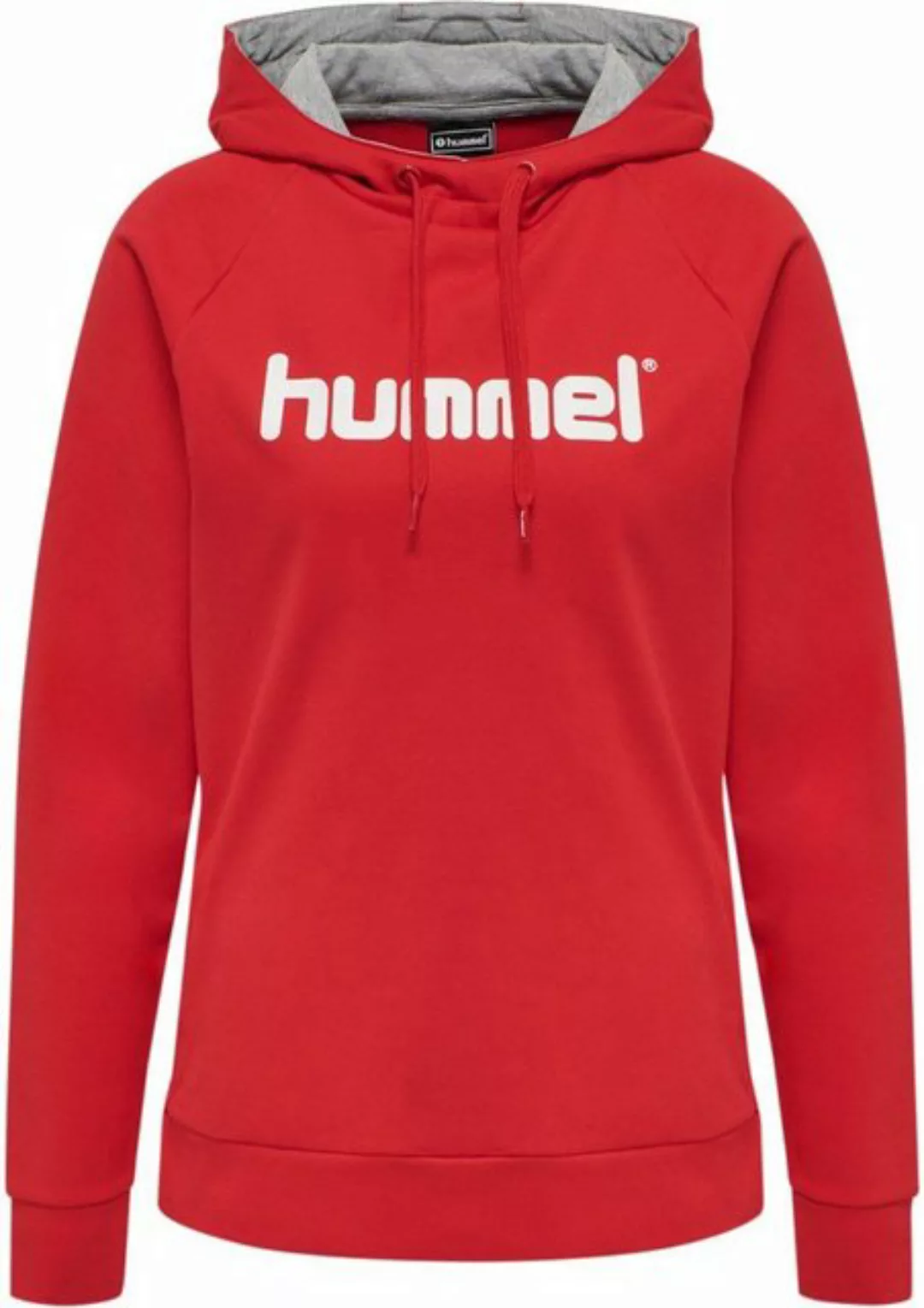 hummel Hoodie Logo Sweater HMLGO 5141 in Grau günstig online kaufen