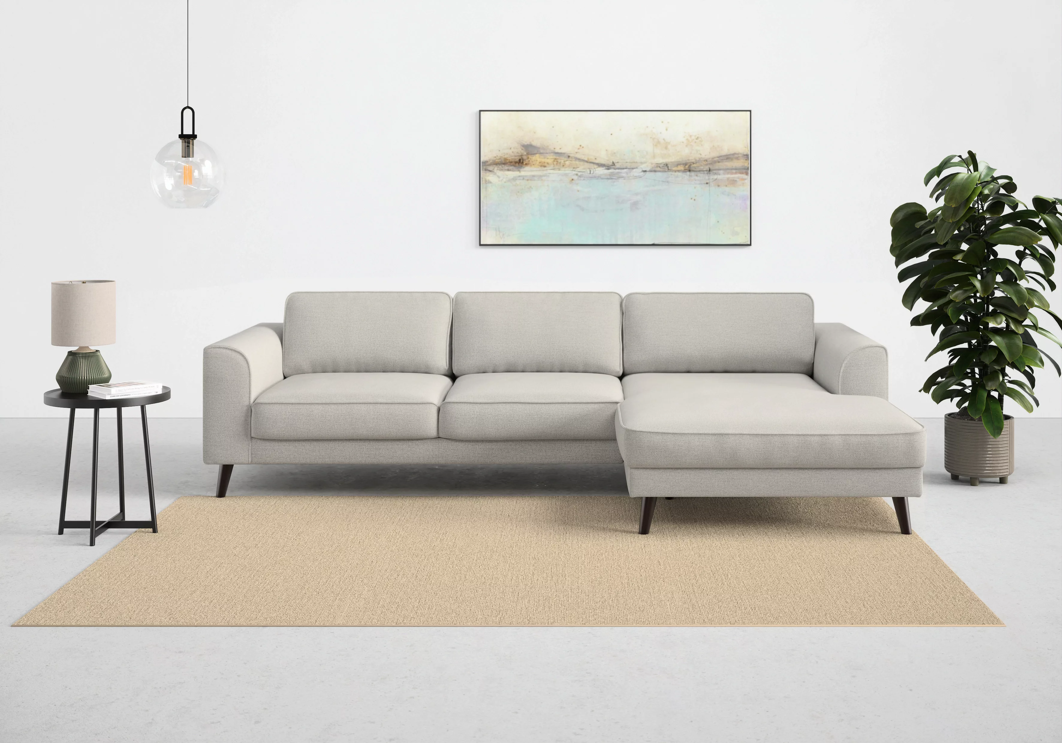 TRENDMANUFAKTUR Ecksofa "Lumber Jack, elegantes Designsofa, zeitlos modern, günstig online kaufen