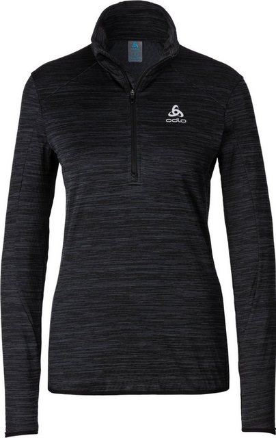 Odlo Rollkragenpullover Mid layer 1/2 zip STEAM BLACK MELANGE günstig online kaufen