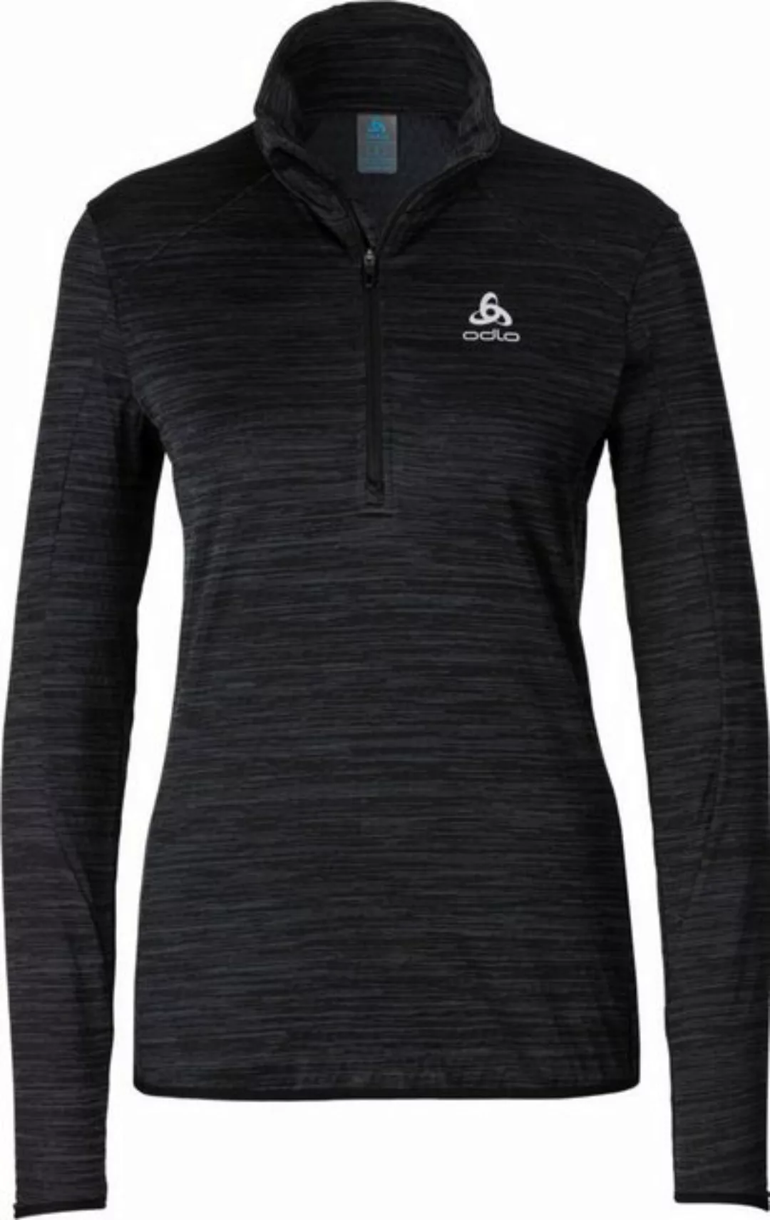 Odlo Rollkragenpullover Mid layer 1/2 zip STEAM BLACK MELANGE günstig online kaufen