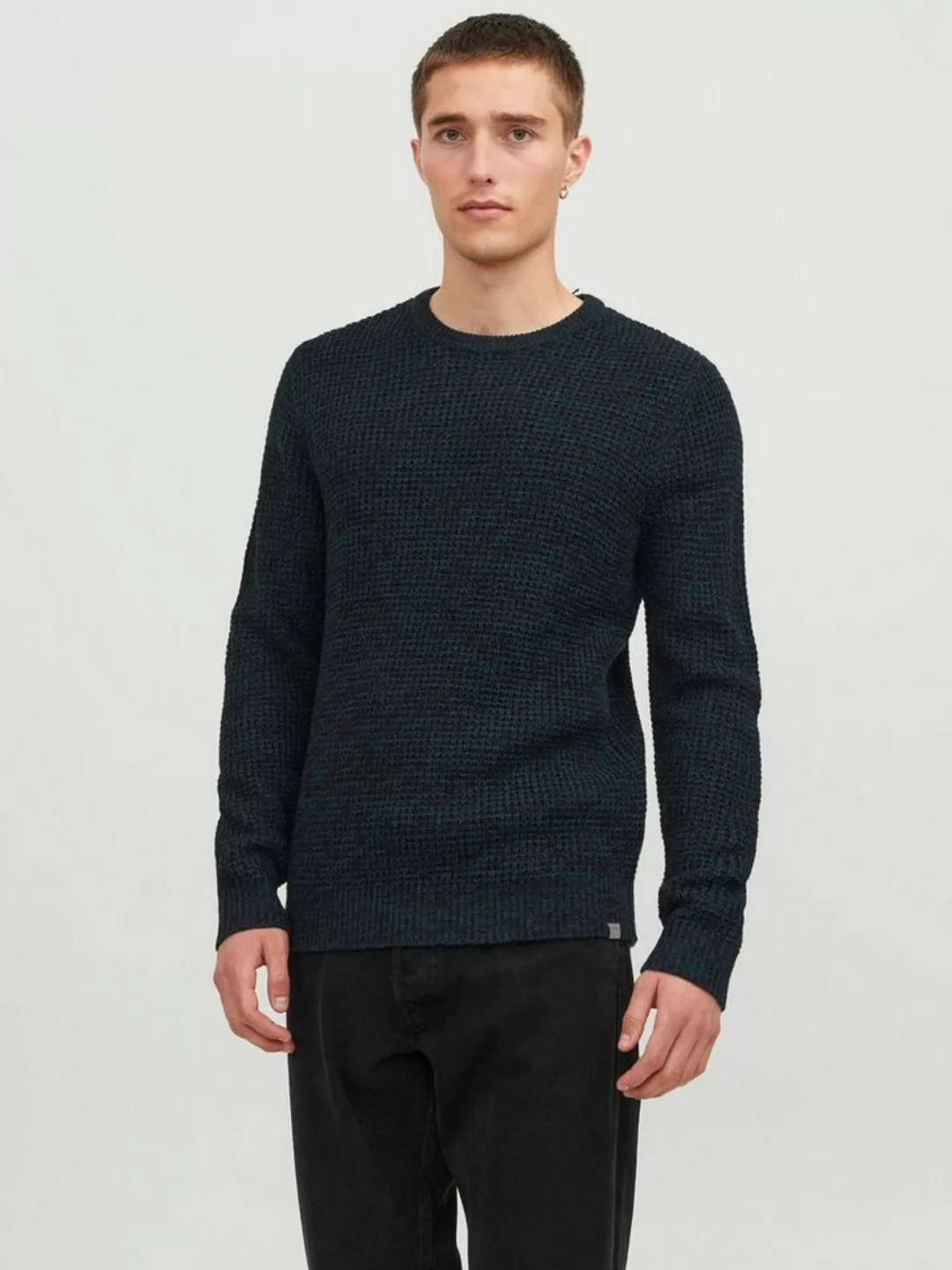 Jack & Jones Herren Rundhals Pullover JJEWILLIAM - Regular Fit günstig online kaufen