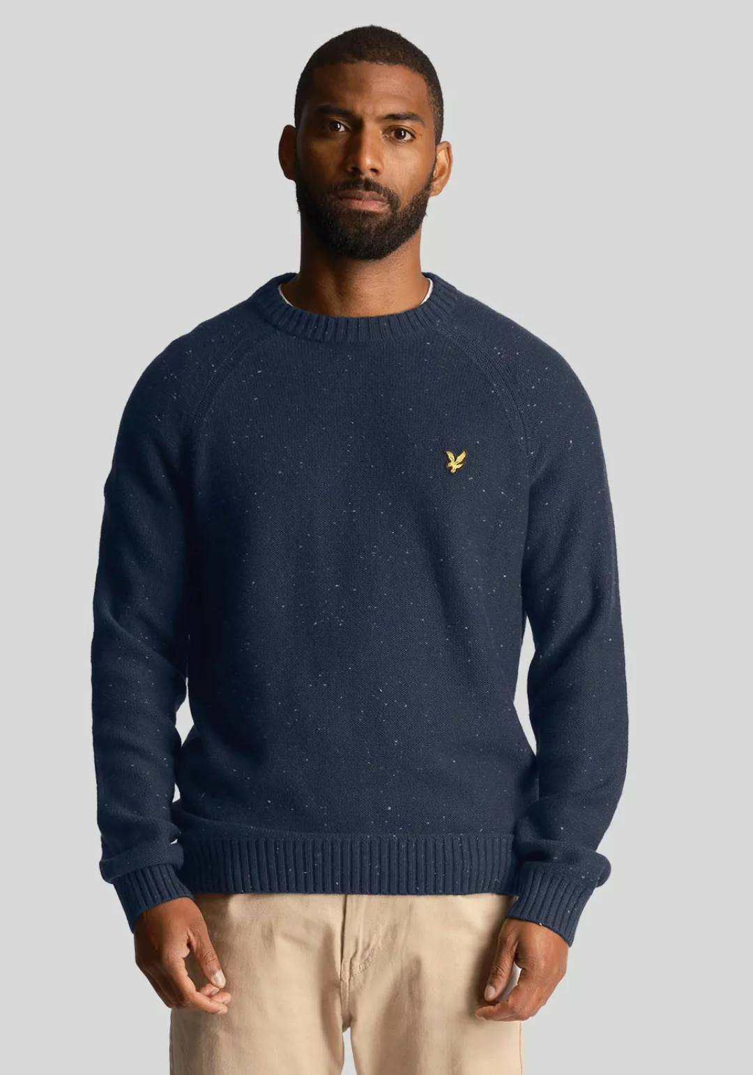 Lyle & Scott Strickpullover mit Logostickerei günstig online kaufen