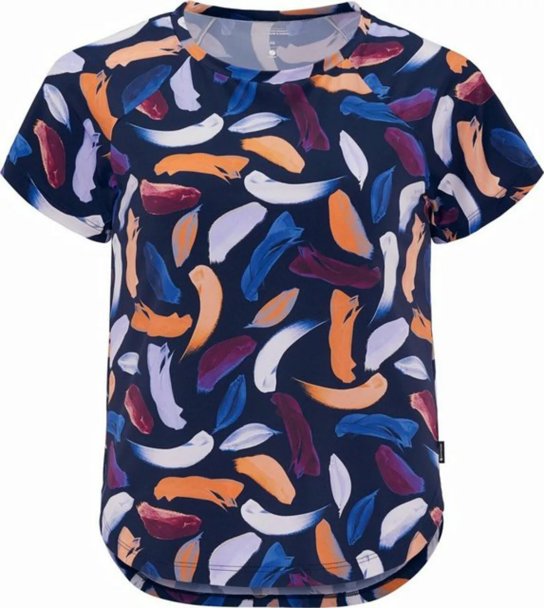 SCHNEIDER Sportswear T-Shirt FRANNYW Damen Fitness-T-Shirt dunkelblau/gemus günstig online kaufen