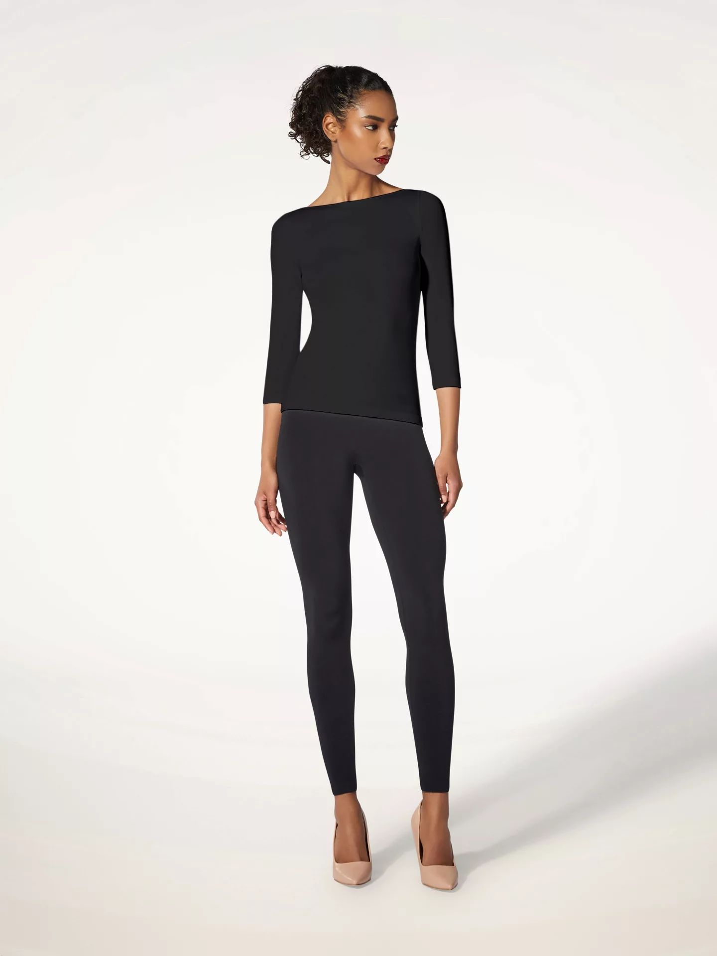 Wolford - Cordoba Top Long Sleeves, Frau, black, Größe: L günstig online kaufen