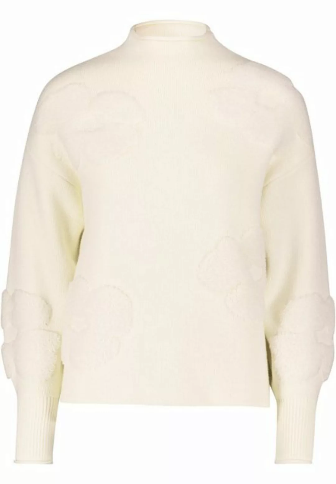 Zero Strickpullover zero Pullover florales Strukturmuster (1-tlg) weiteres günstig online kaufen