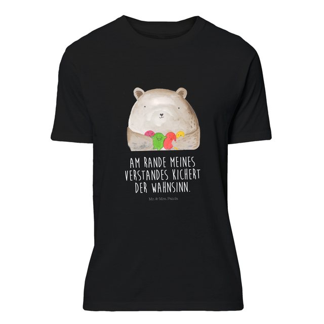 Mr. & Mrs. Panda T-Shirt Bär Gefühl - Schwarz - Geschenk, Schlafshirt, Jung günstig online kaufen